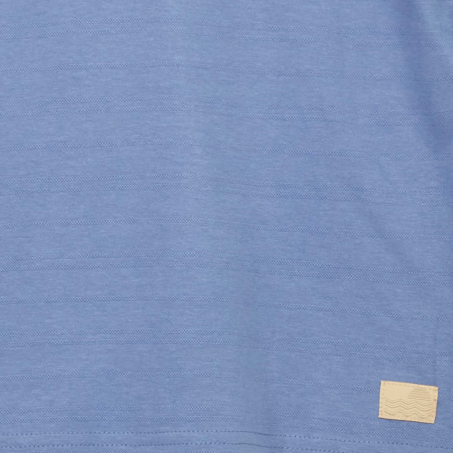 Textured knit polo shirt RED