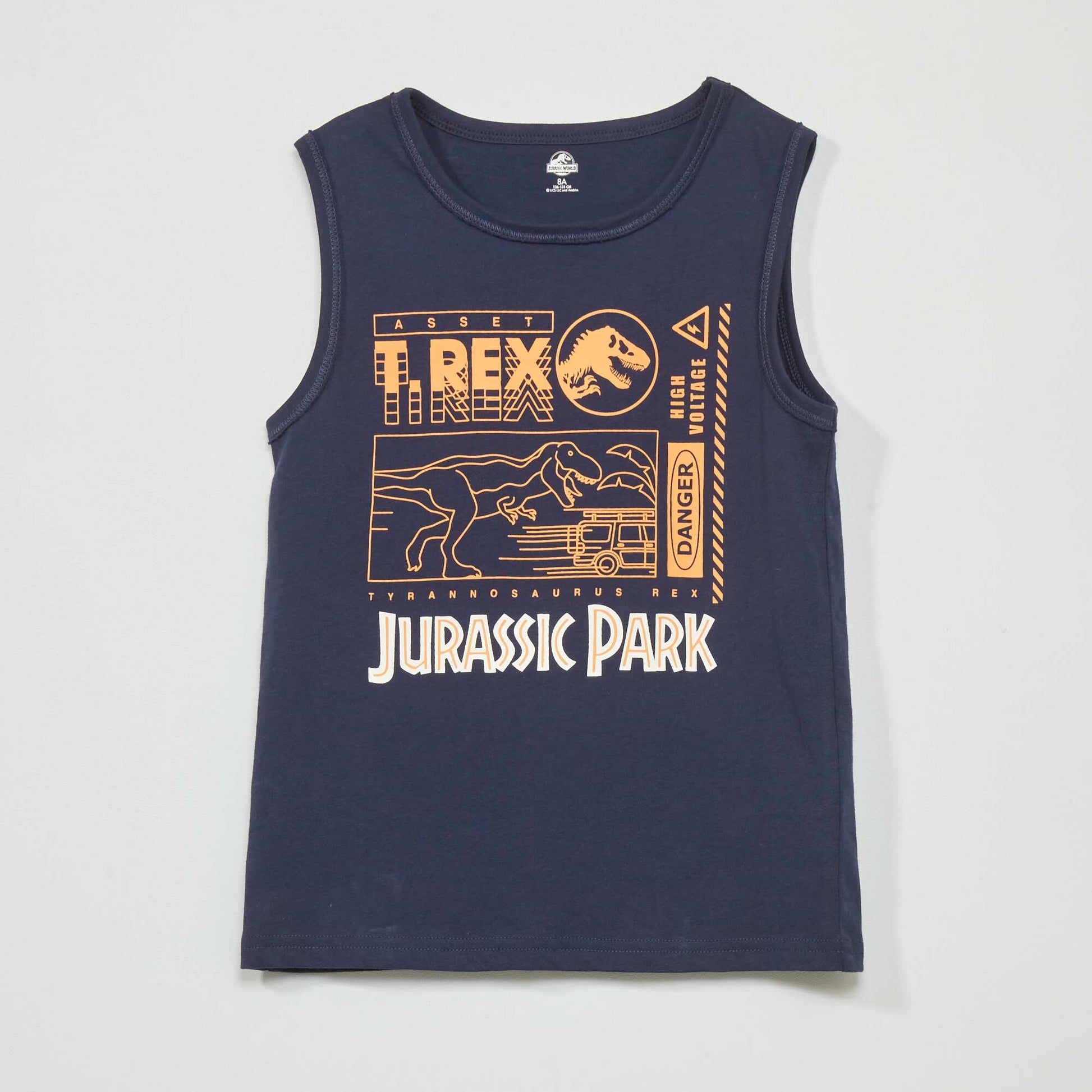 Short pyjamas - 'Jurassic Park' print two-piece set BLUE
