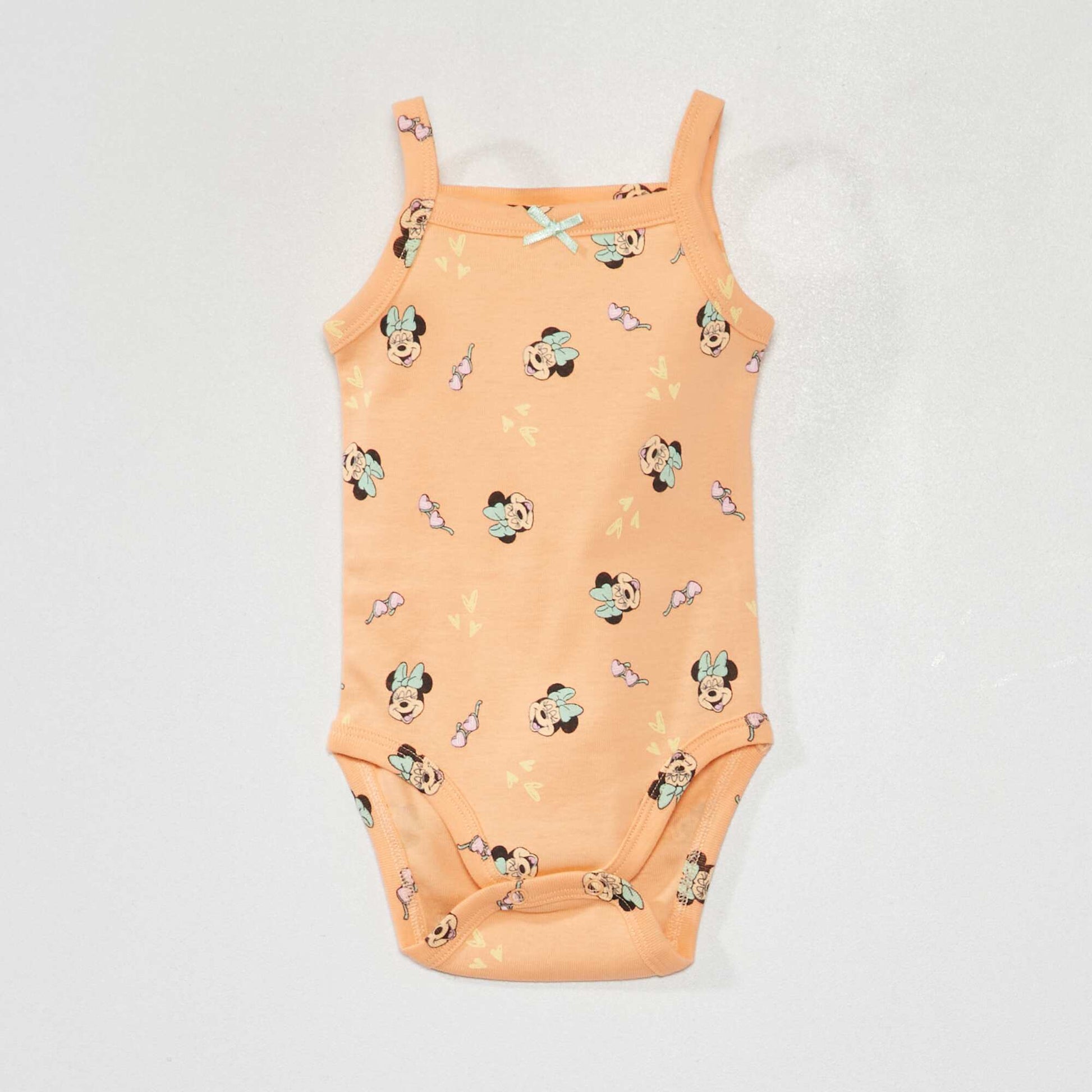 Pack of 2 sleeveless bodysuits PINK