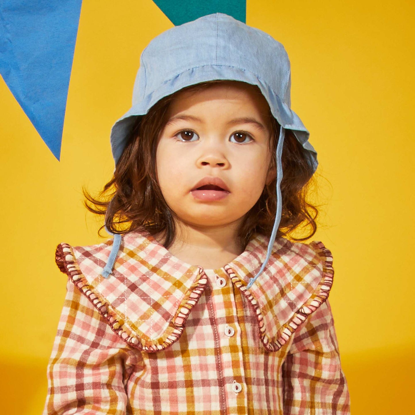 Denim hat BLUE