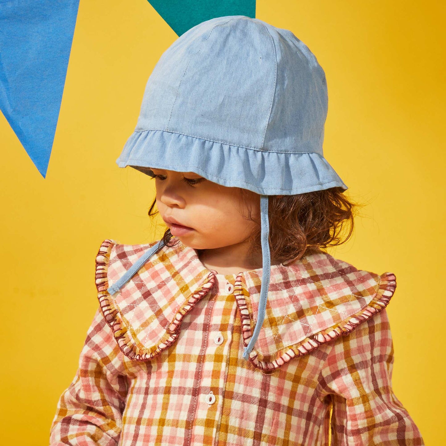 Denim hat BLUE