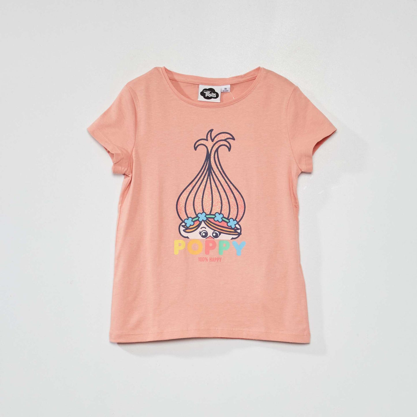 Trolls round neck T-shirt PINK
