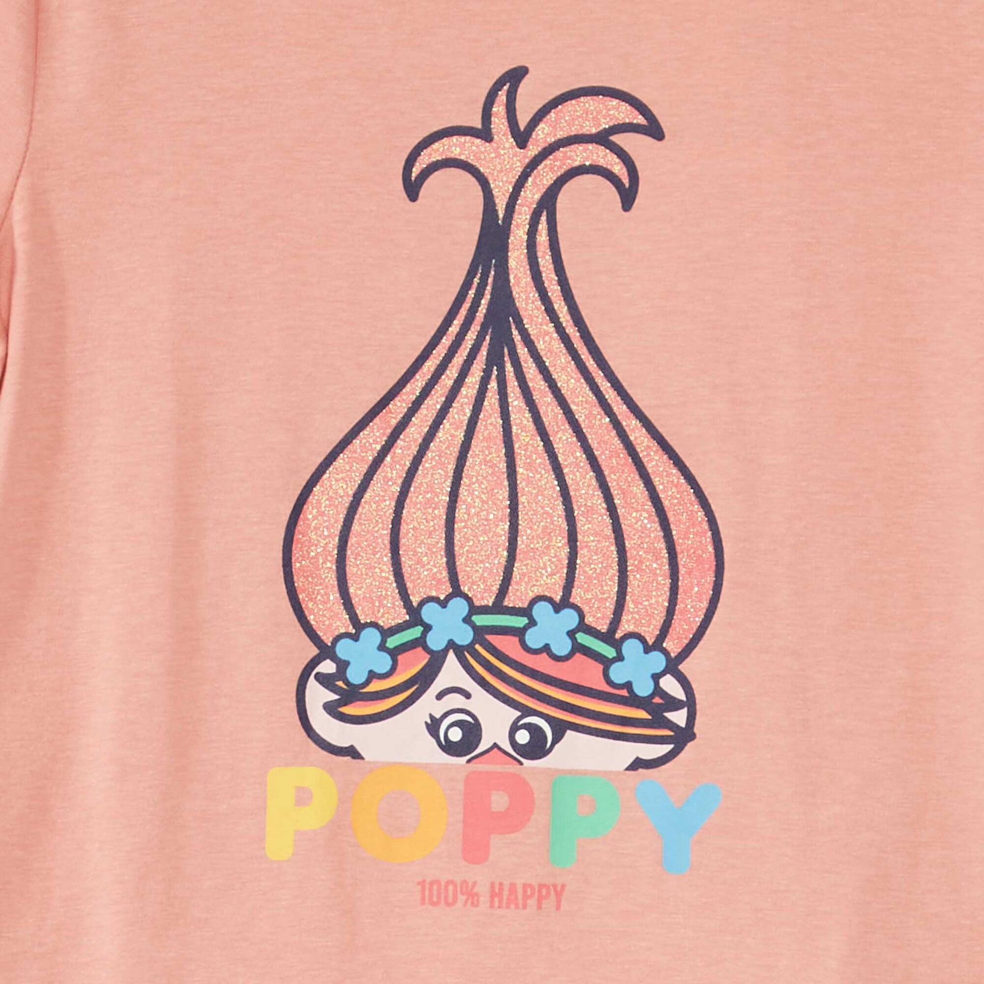 Trolls round neck T-shirt PINK