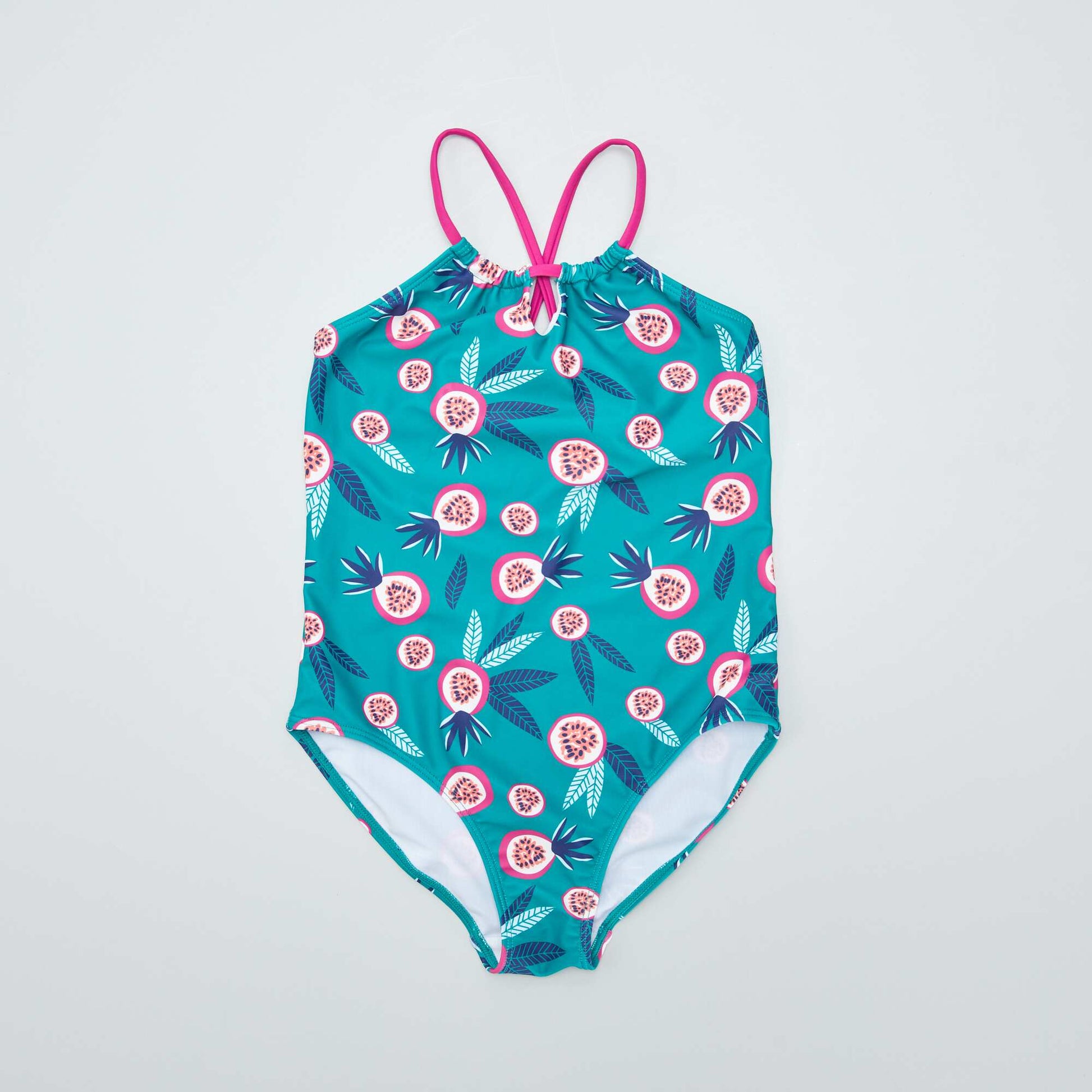 Striped swimsuit - One-piece GREEN