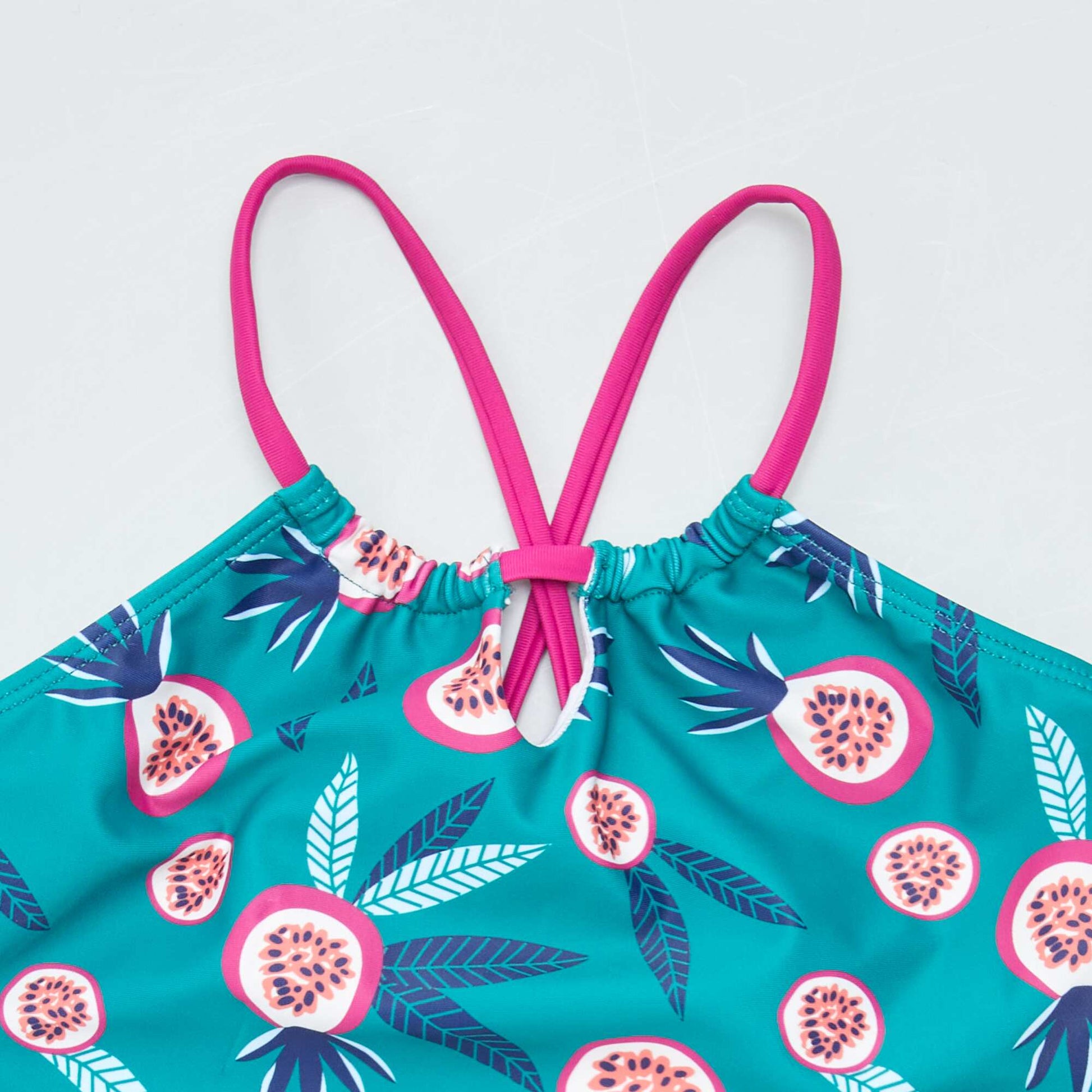 Striped swimsuit - One-piece GREEN