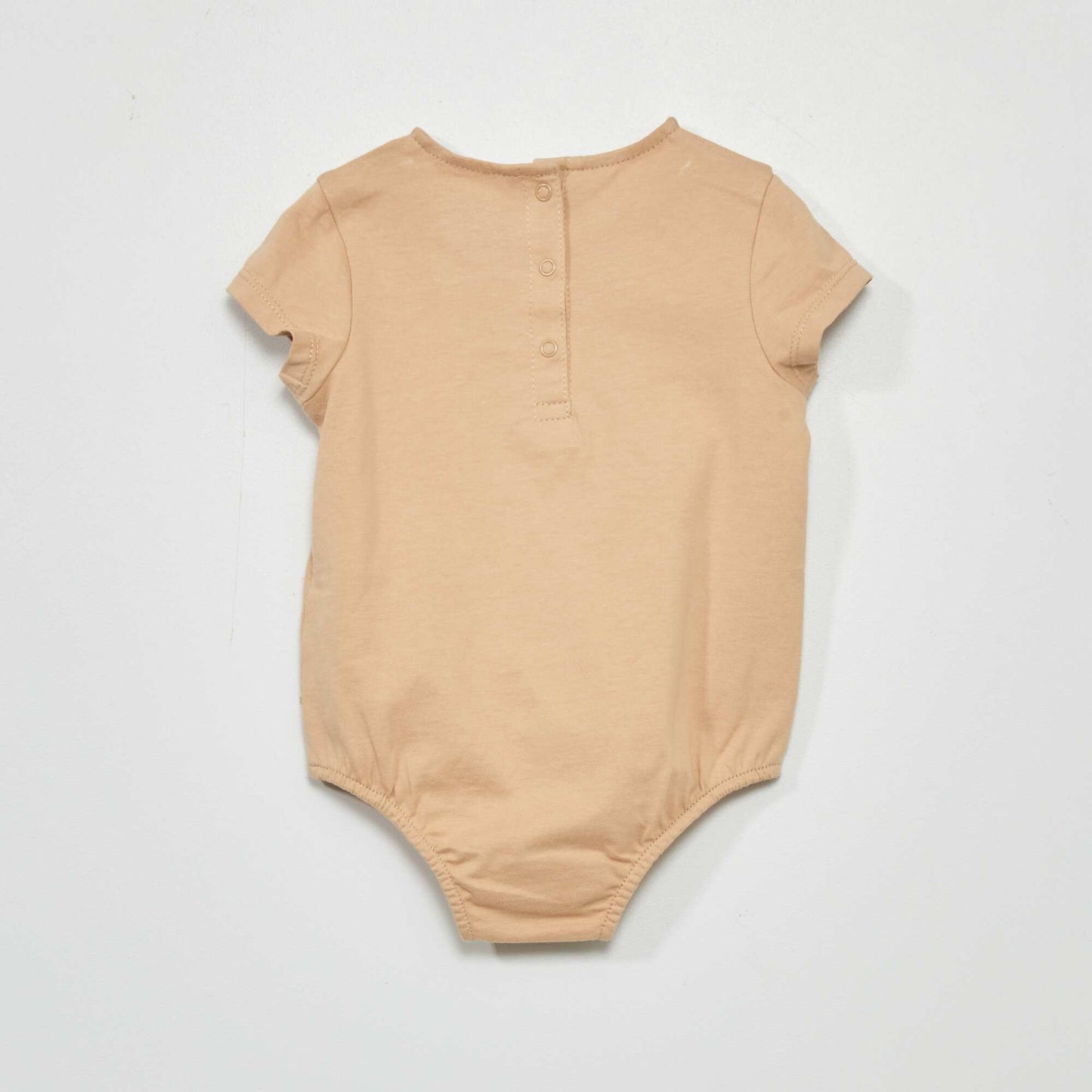 Dungarees and bodysuit set WHITE