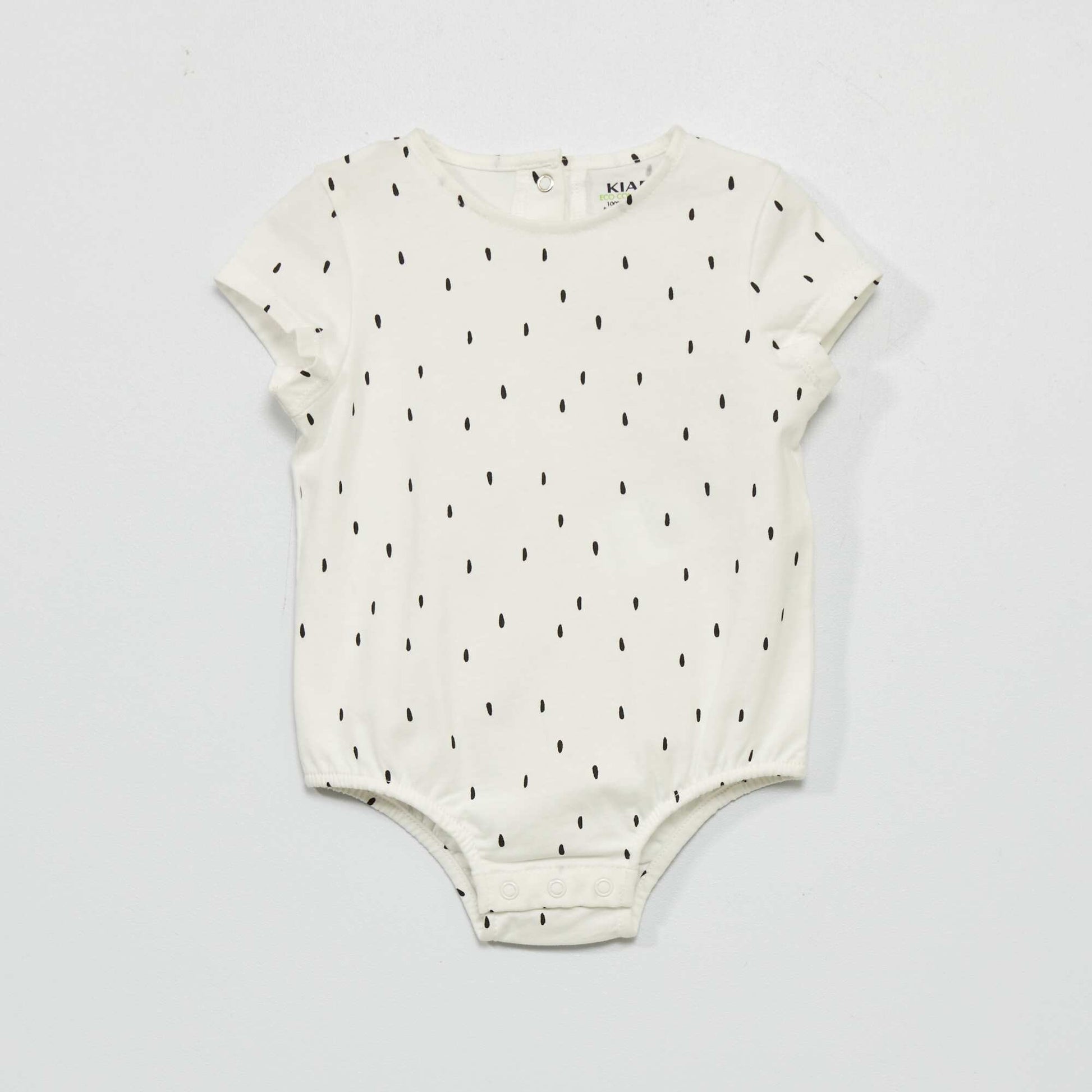Dungarees and bodysuit set WHITE