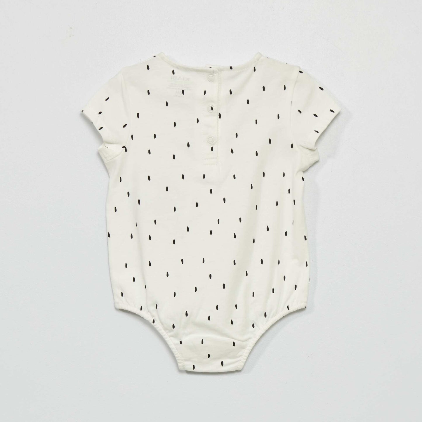 Dungarees and bodysuit set WHITE