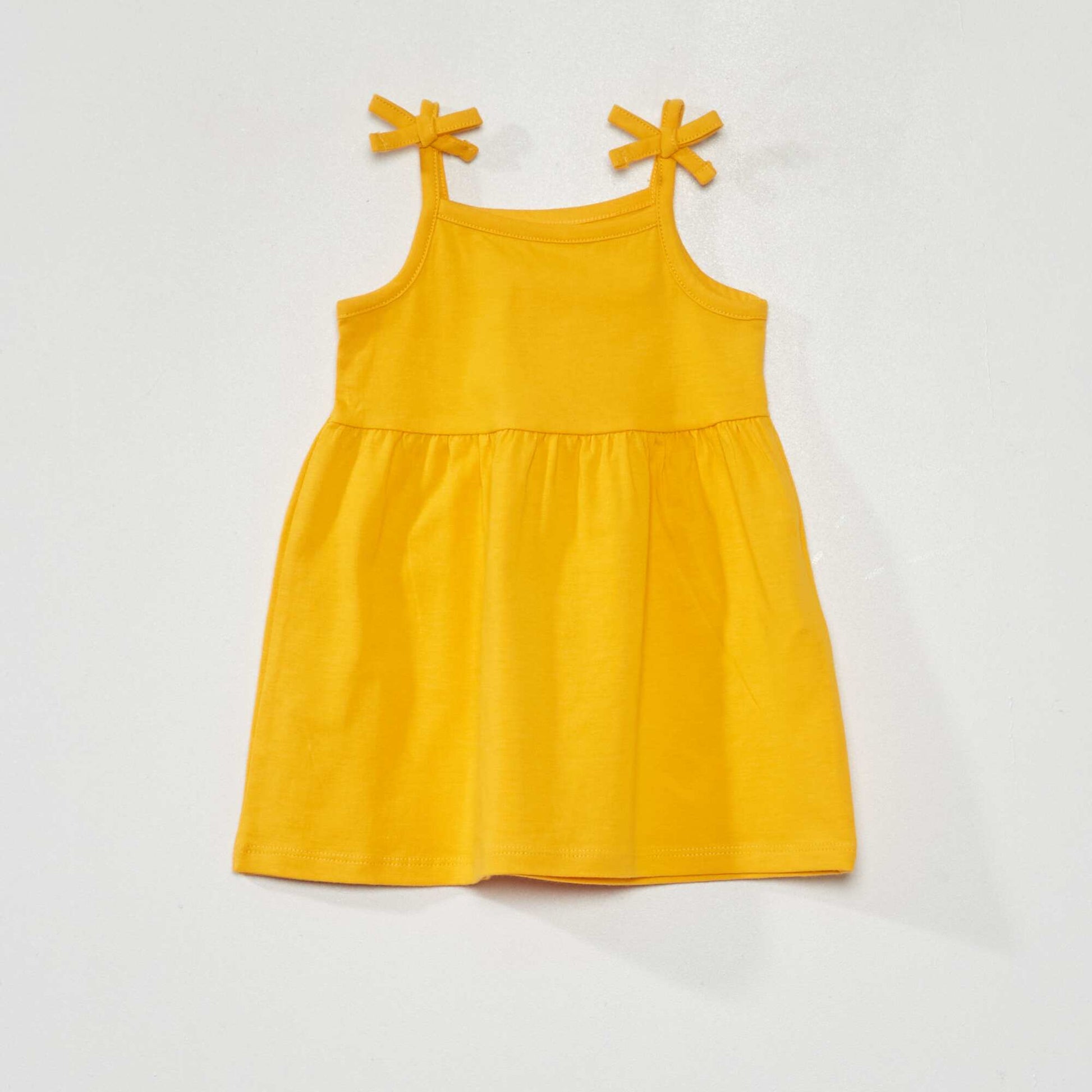 Set of 2 jersey knit dresses YELLOW