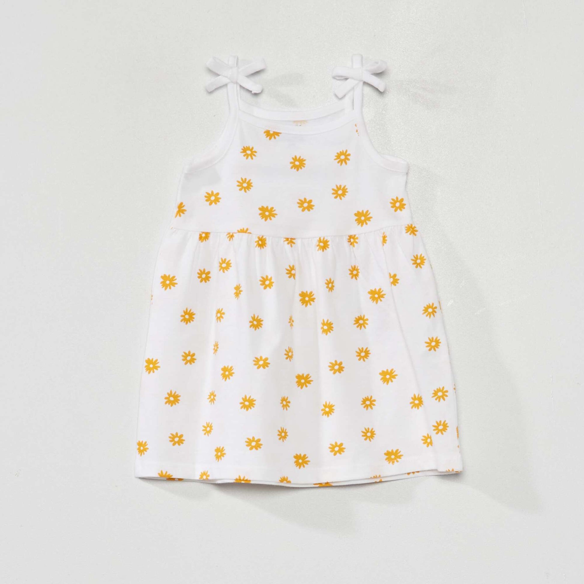 Set of 2 jersey knit dresses YELLOW