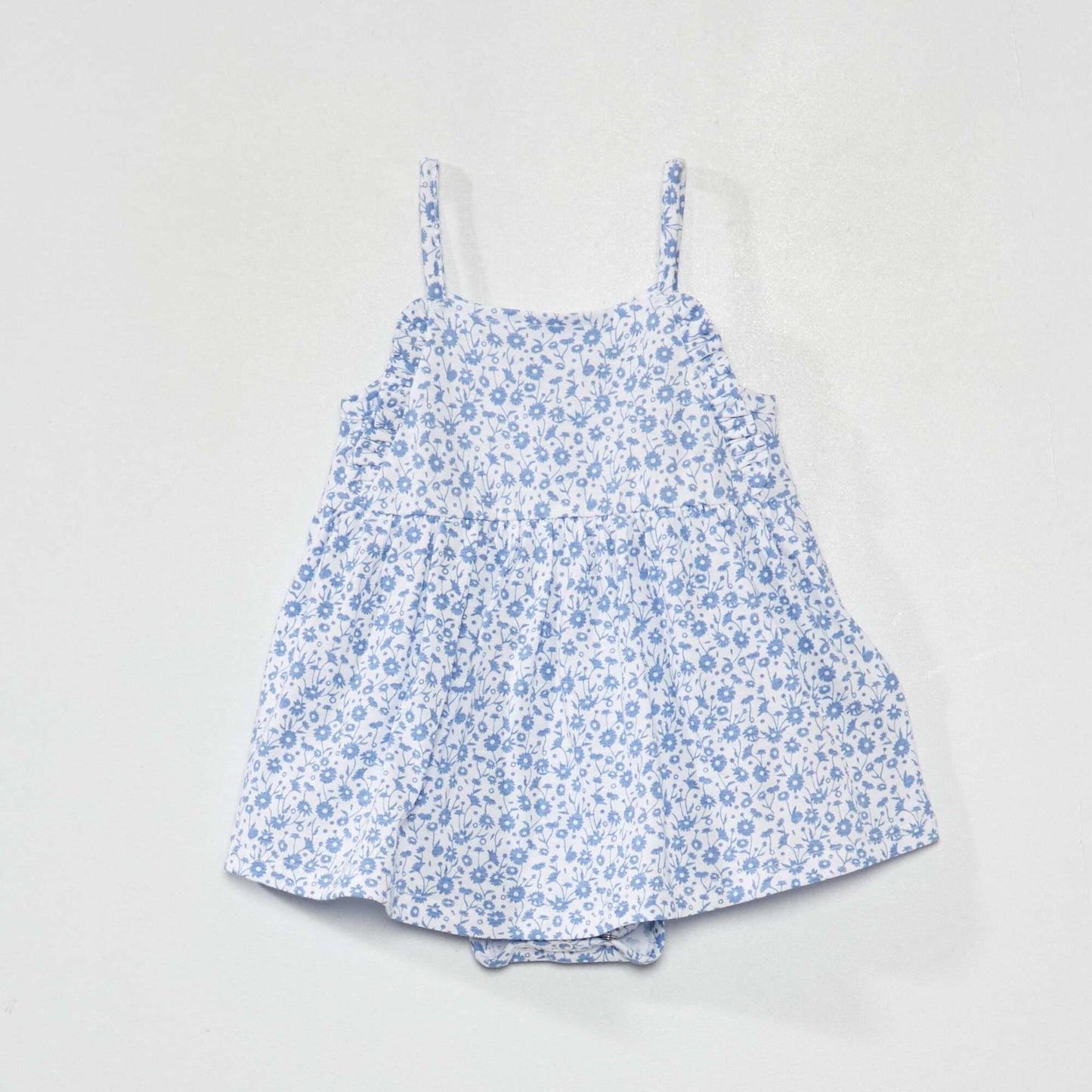 Body-style dress with spaghetti straps WHITE