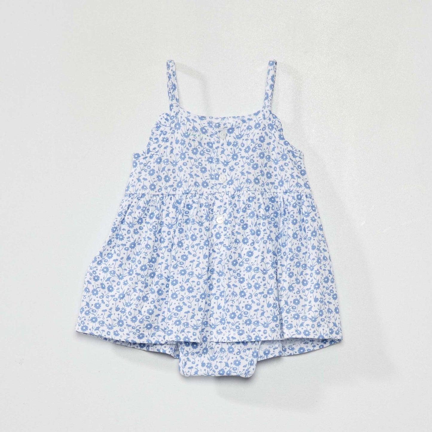 Body-style dress with spaghetti straps WHITE