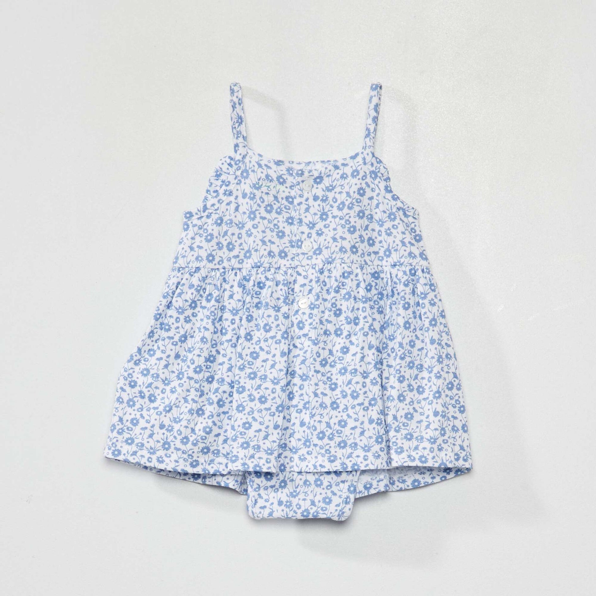Body-style dress with spaghetti straps WHITE
