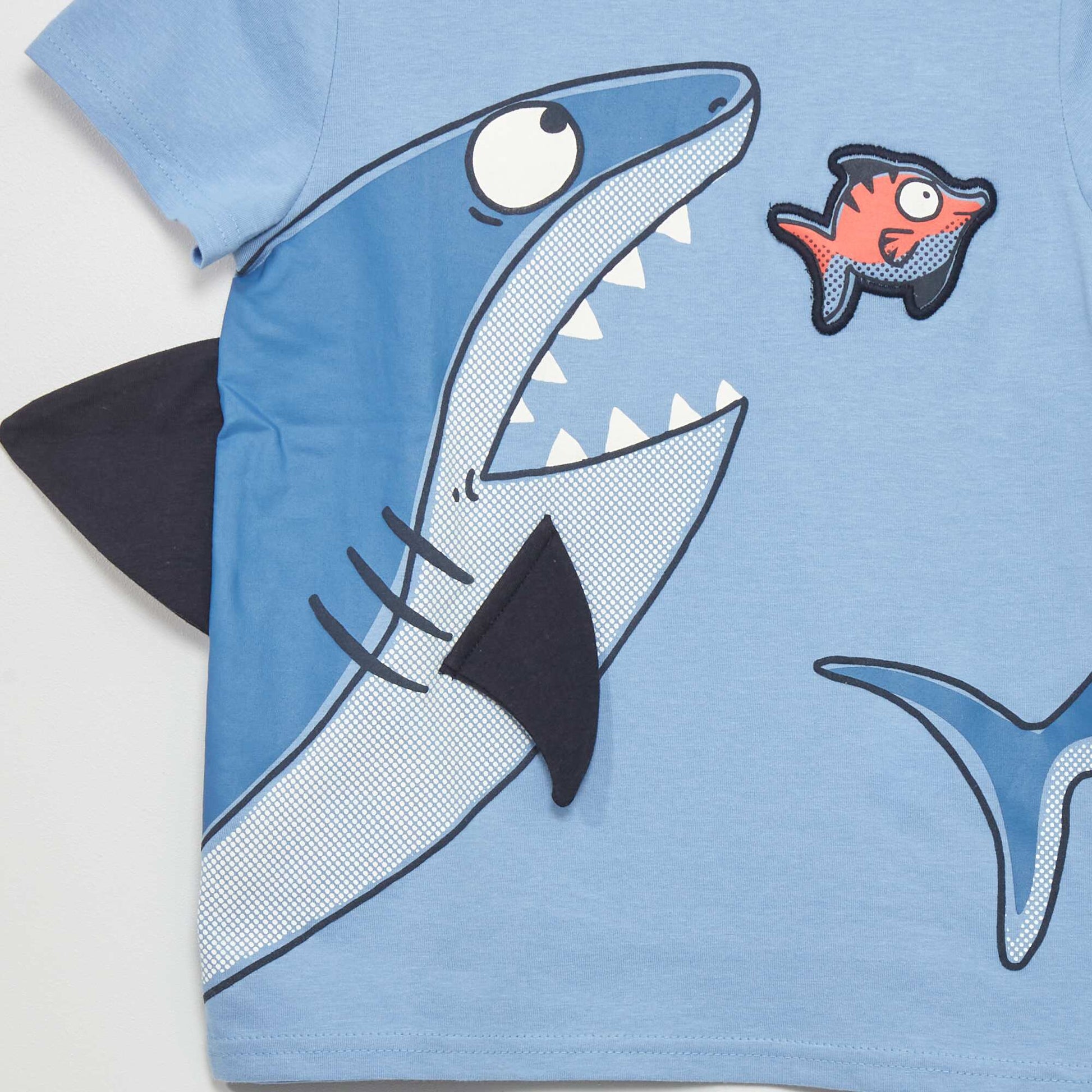 Printed T-shirt BLUE