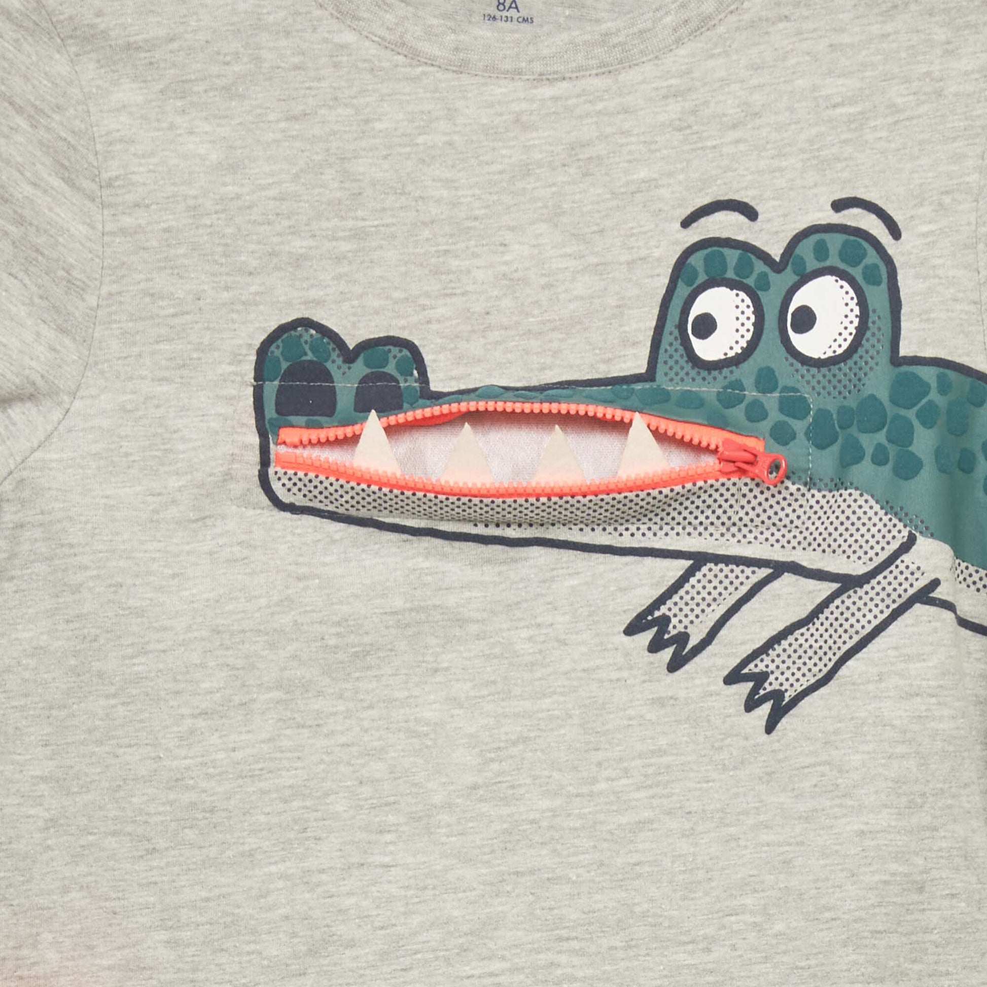 Printed T-shirt GREY