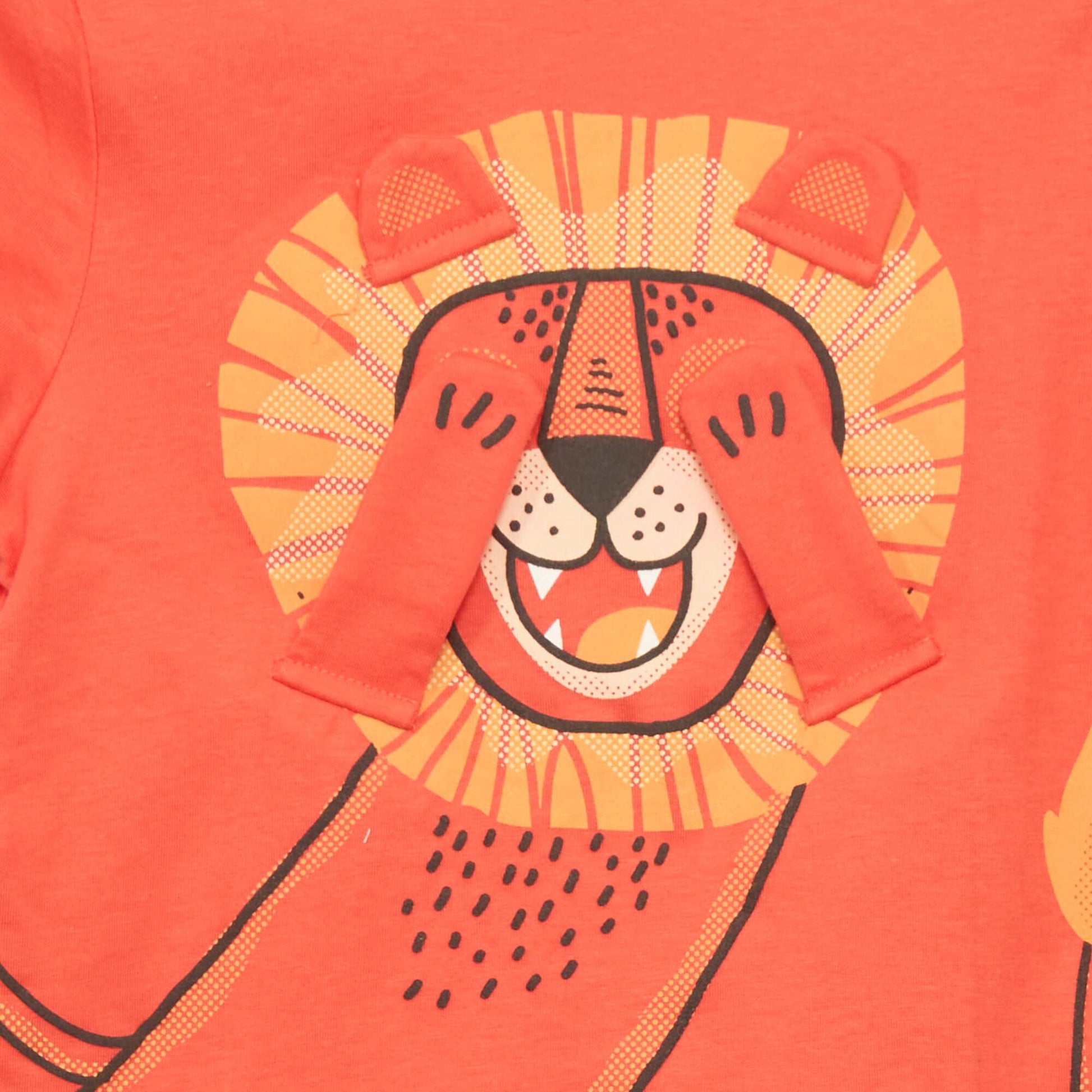 Printed T-shirt ORANGE