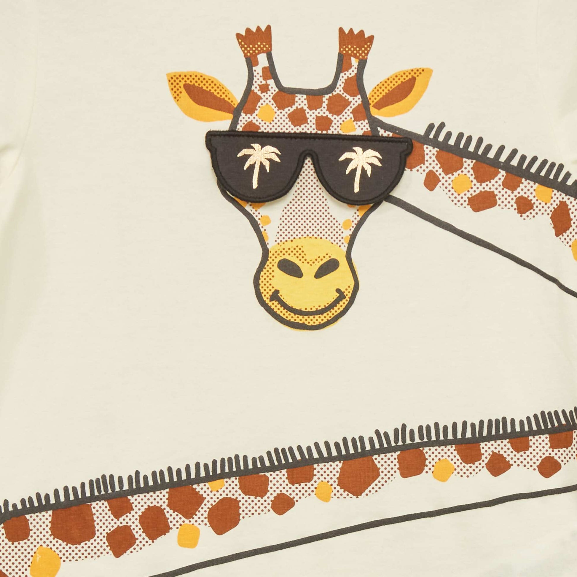 Printed T-shirt BEIGE