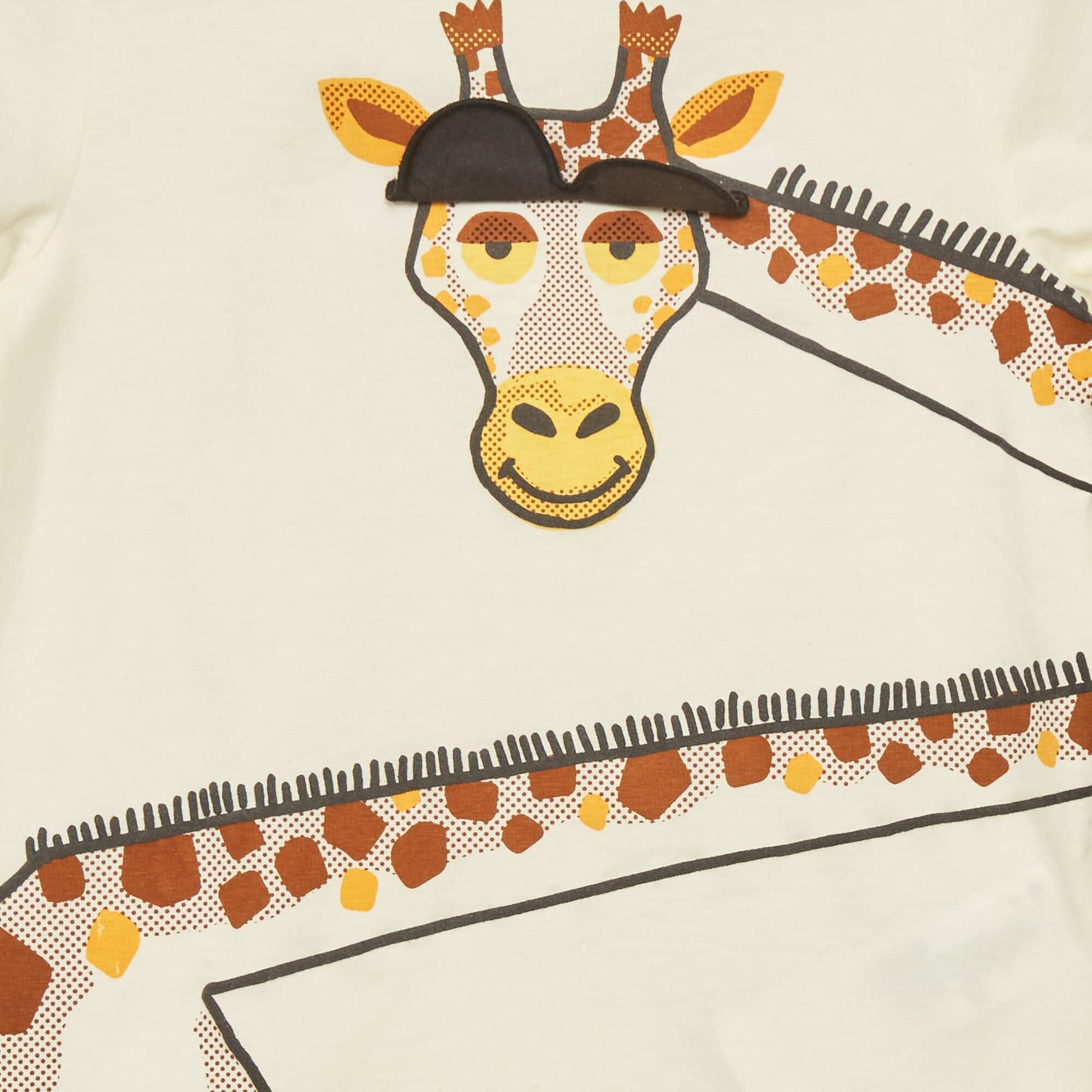 Printed T-shirt BEIGE