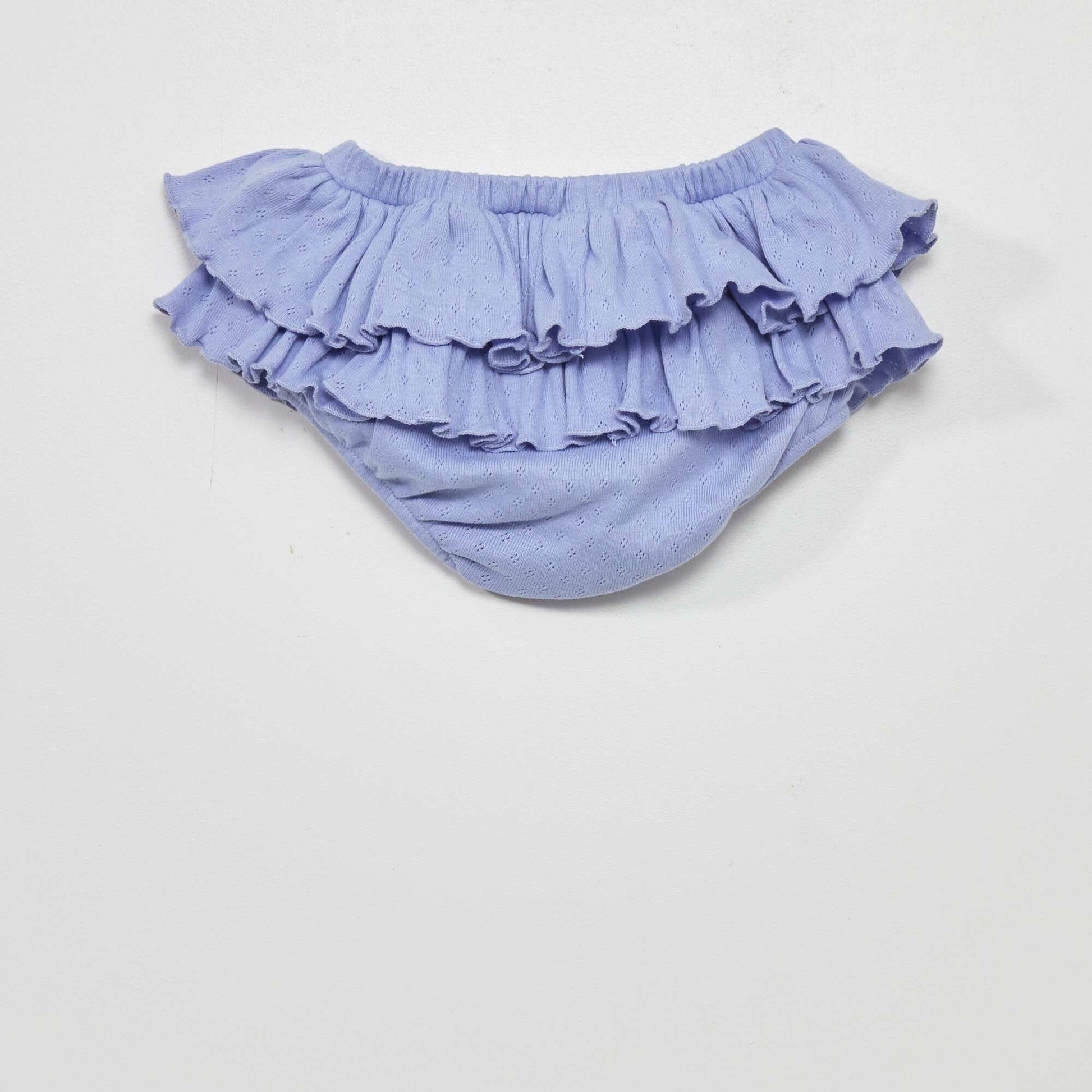 Pointelle knit skort PURPLE