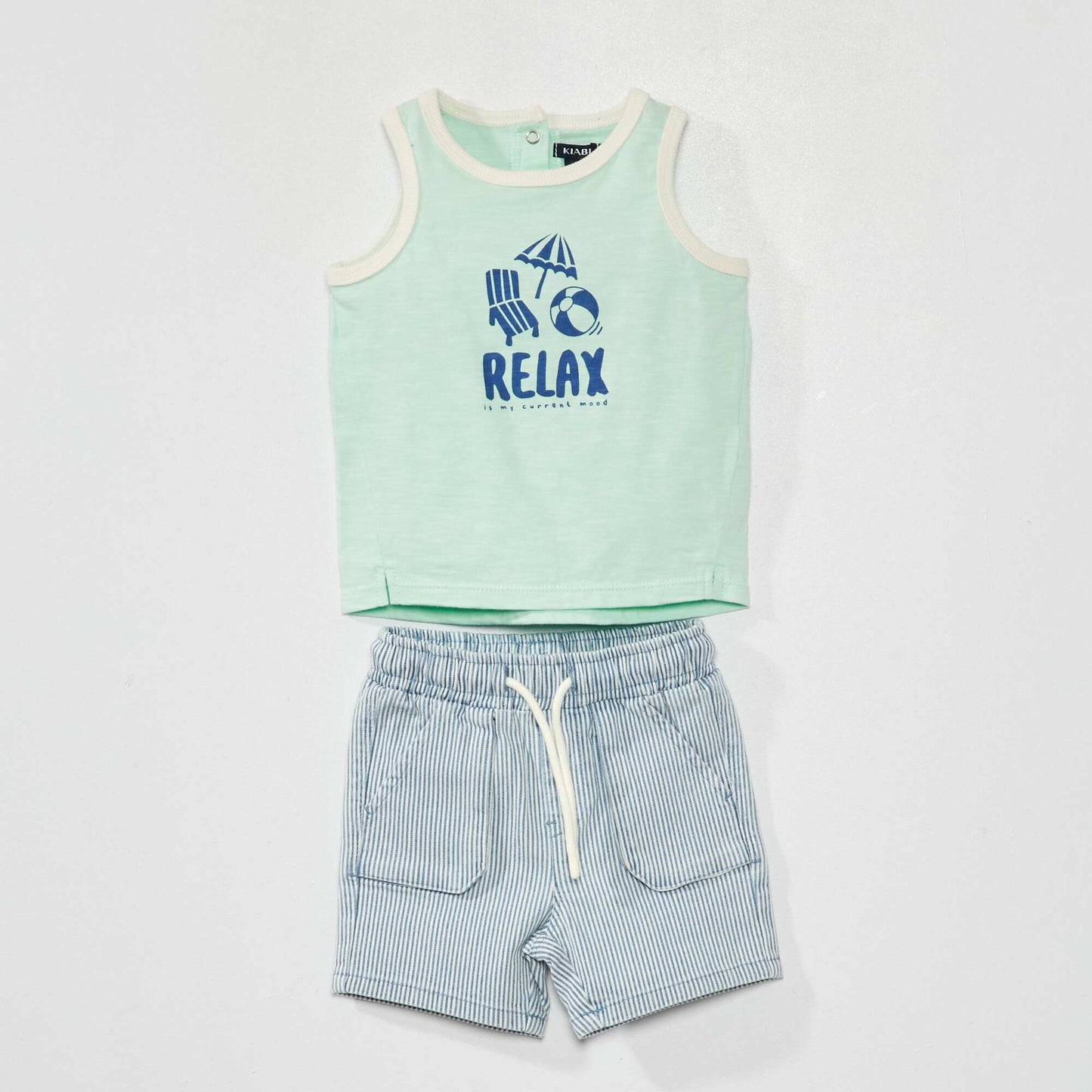 Vest top + shorts set - Two-piece set GREEN