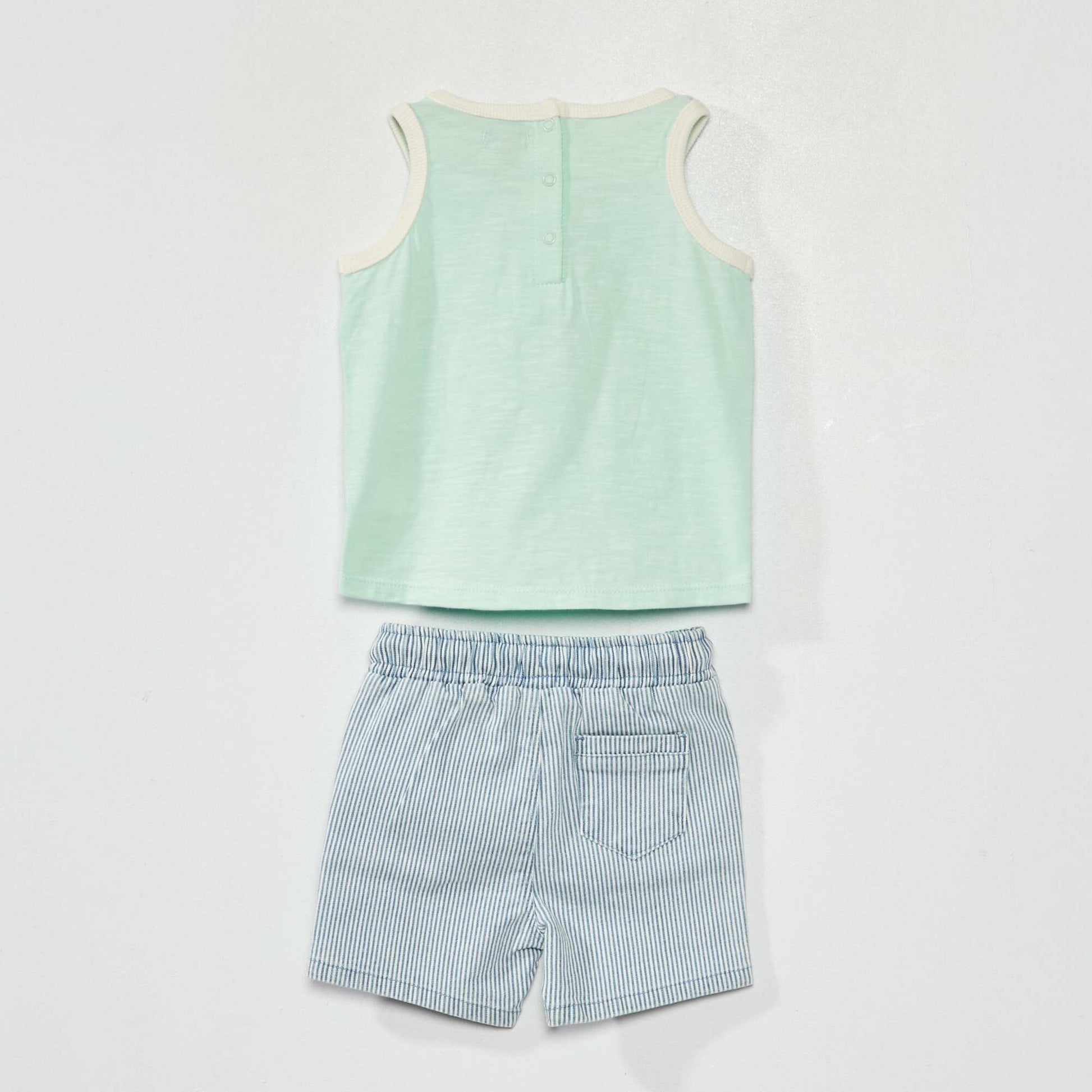 Vest top + shorts set - Two-piece set GREEN