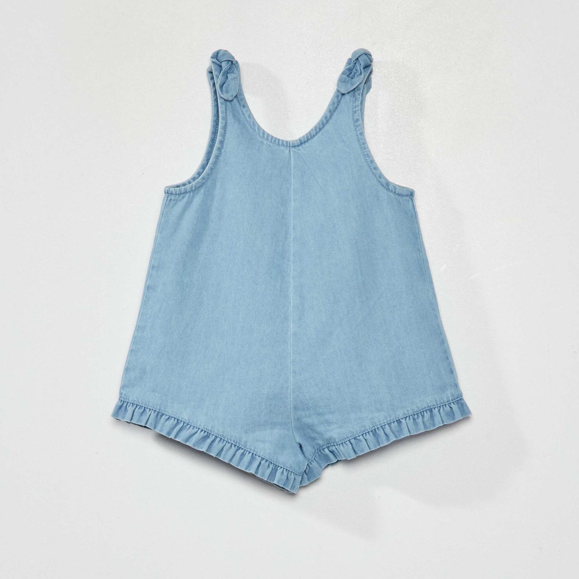 Denim romper suit BLUE