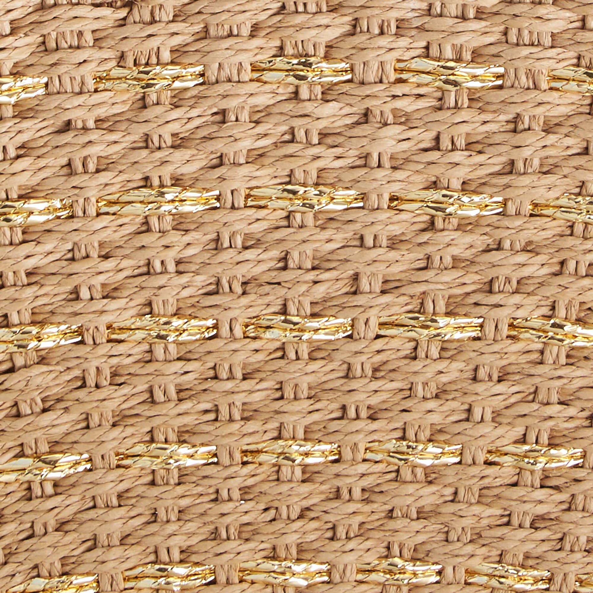 حقيبة يد من القش BEIGE