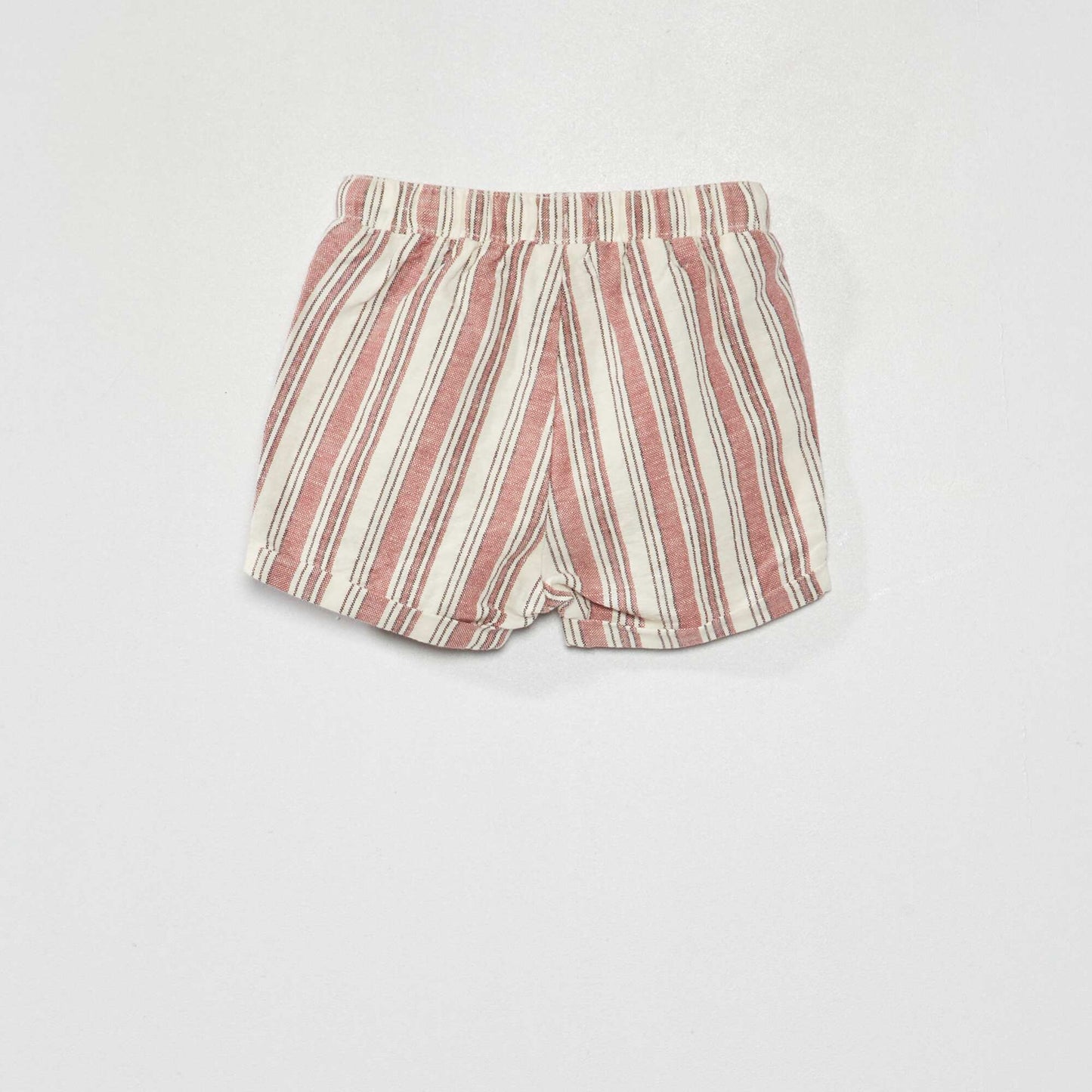 Cotton canvas shorts WHITE