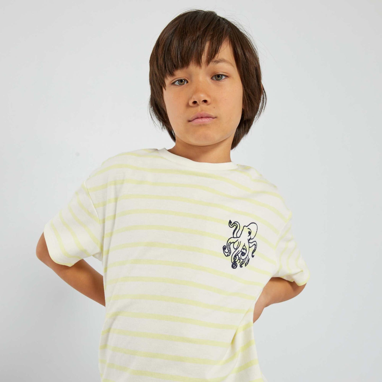 Jersey Breton top YELLOW