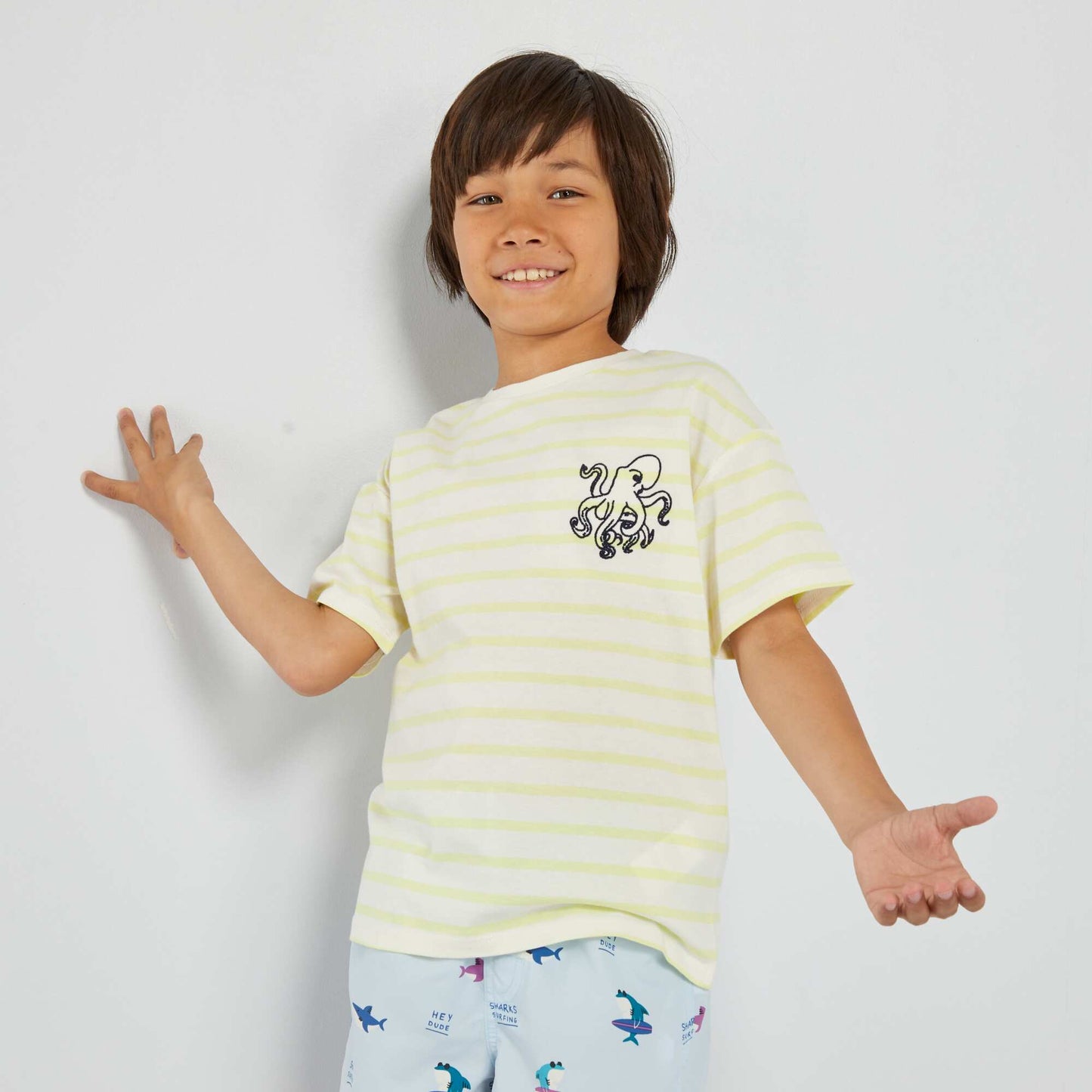 Jersey Breton top YELLOW