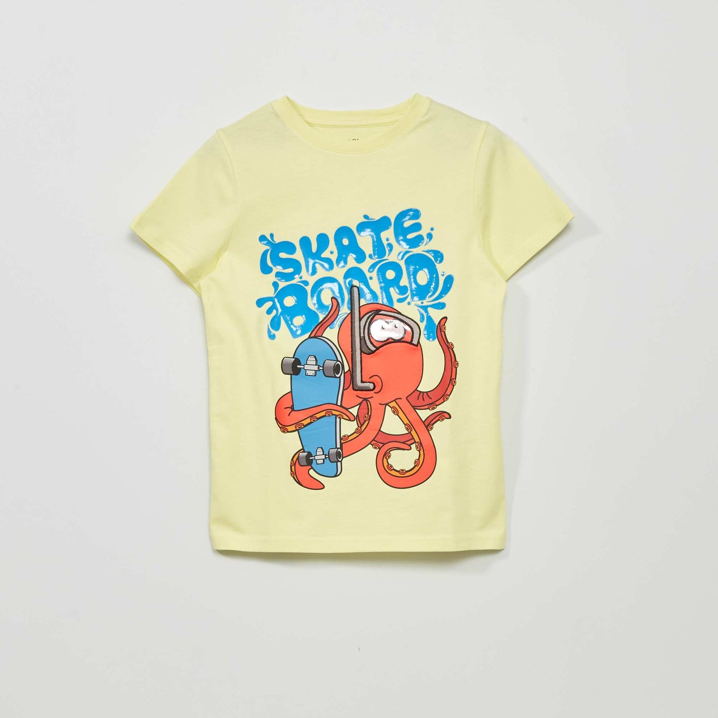 Shark print T-shirt YELLOW