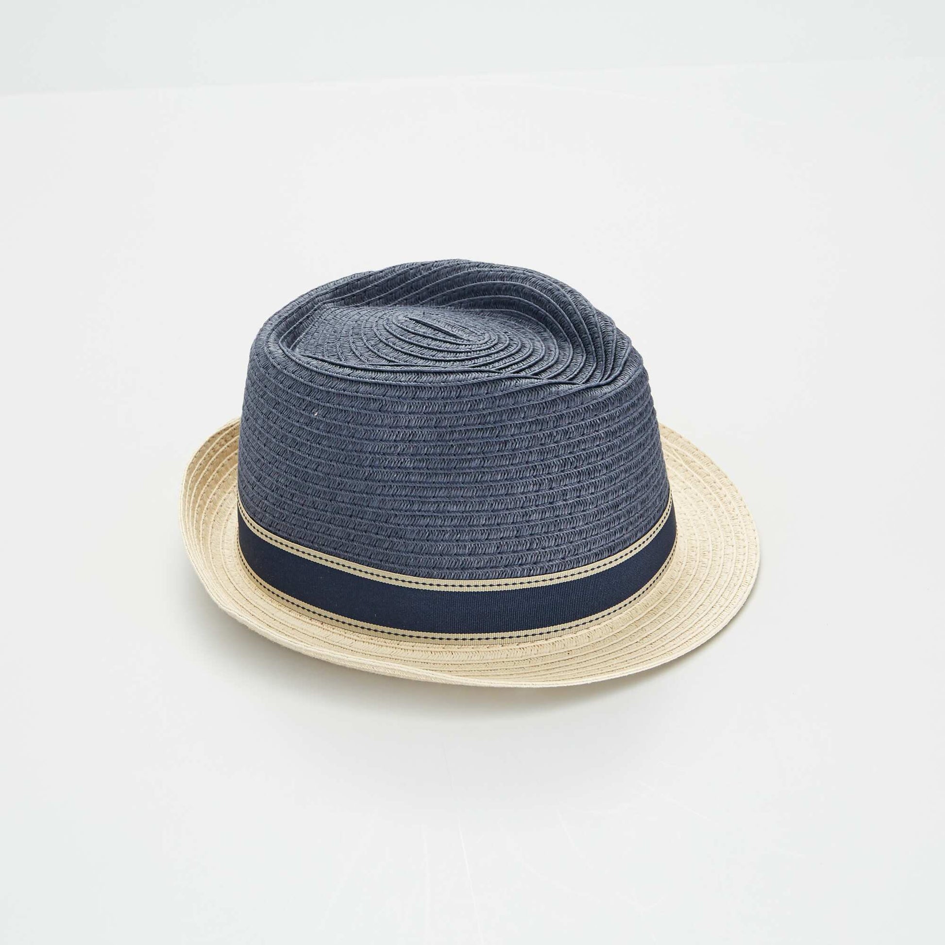 Straw hat BLUE