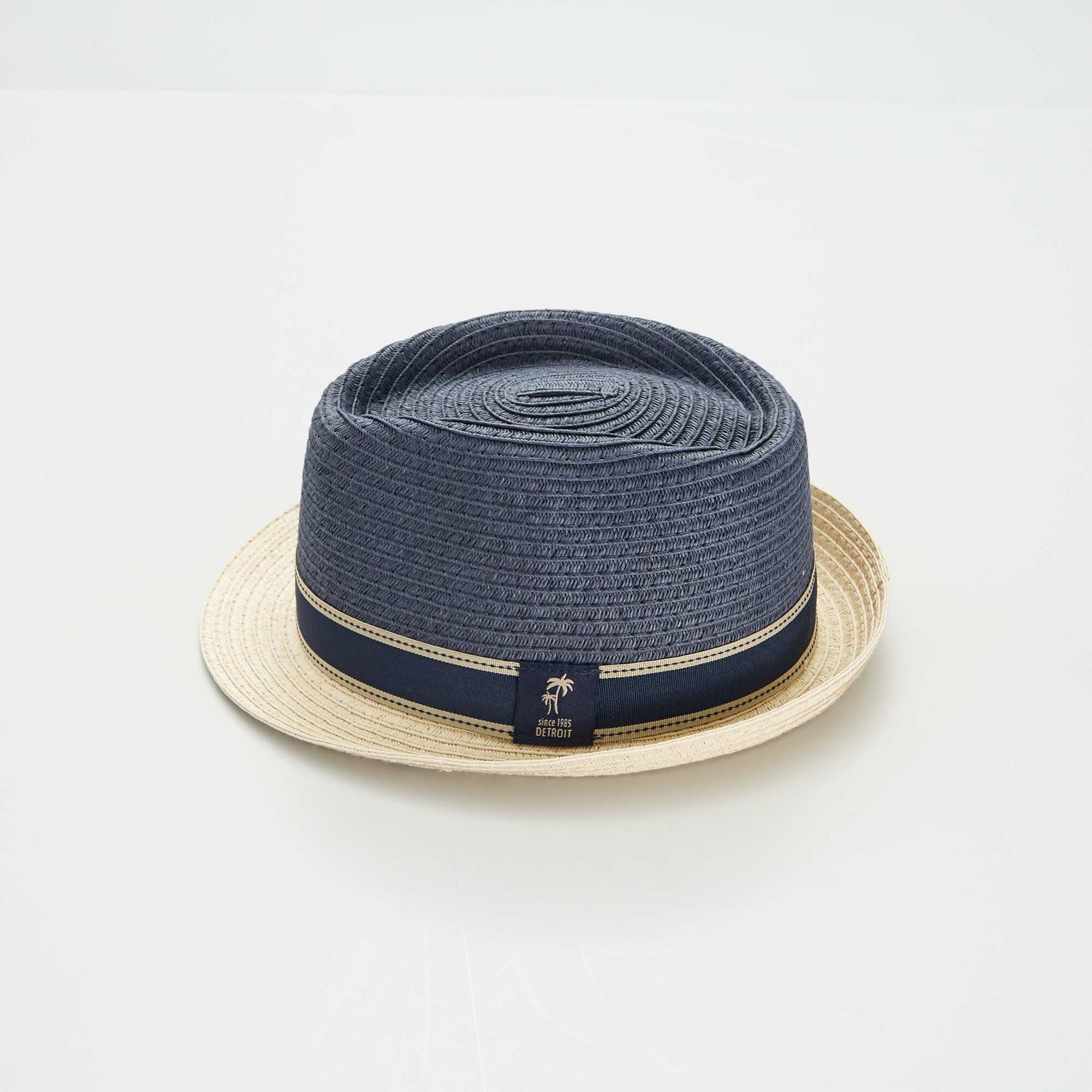 Straw hat BLUE