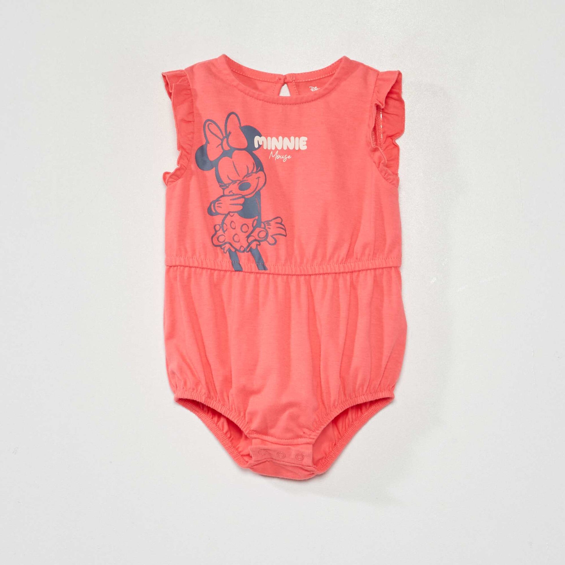'Minnie' 2-in-1 effect romper PINK