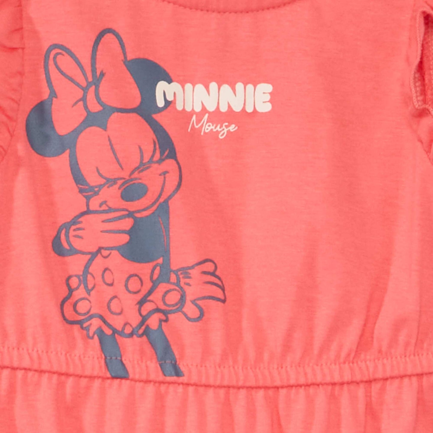 'Minnie' 2-in-1 effect romper PINK