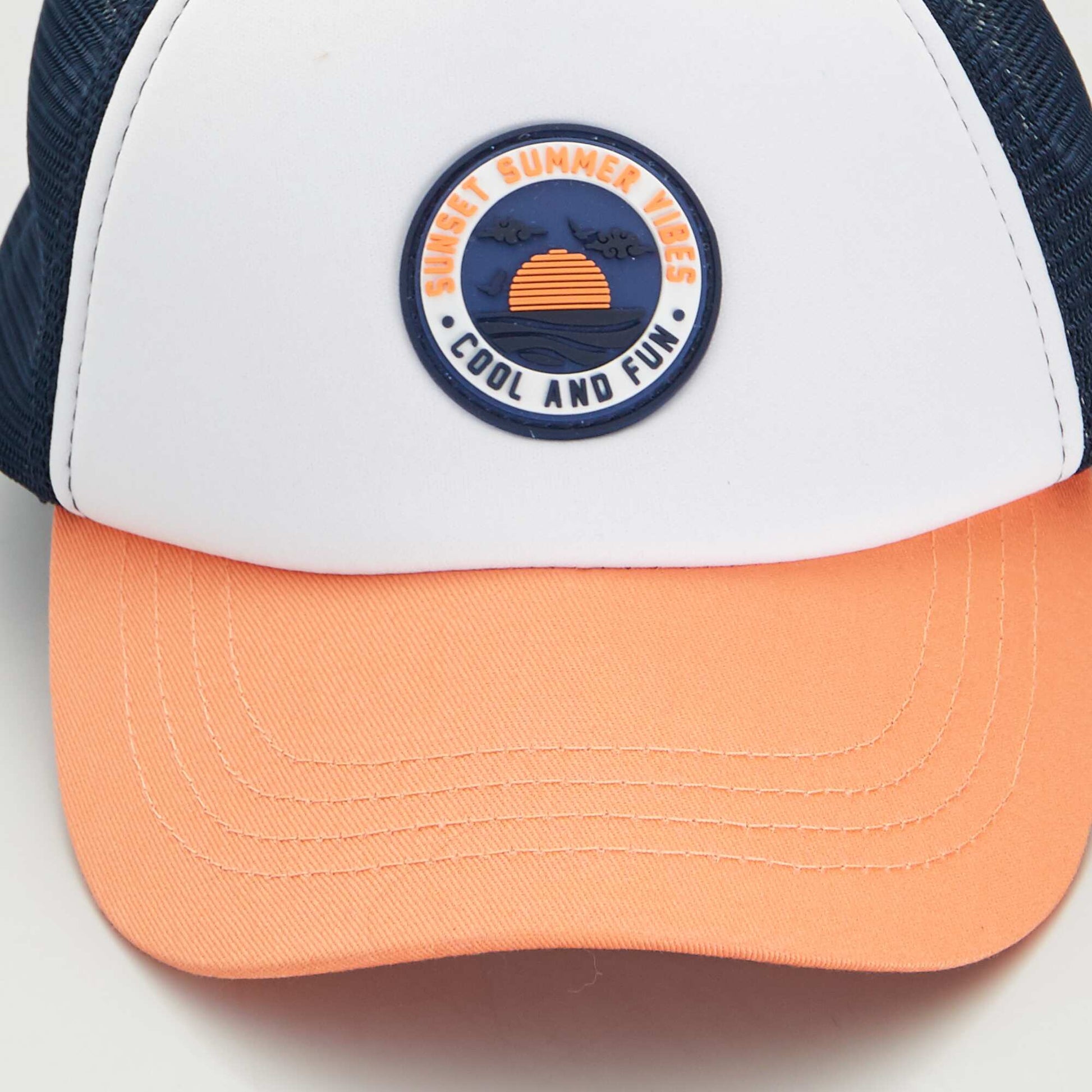 Cap with mesh ORANGE