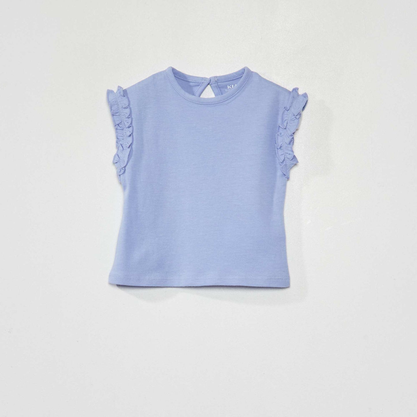 Pack of 2 T-shirts with gathered ruffles PINK