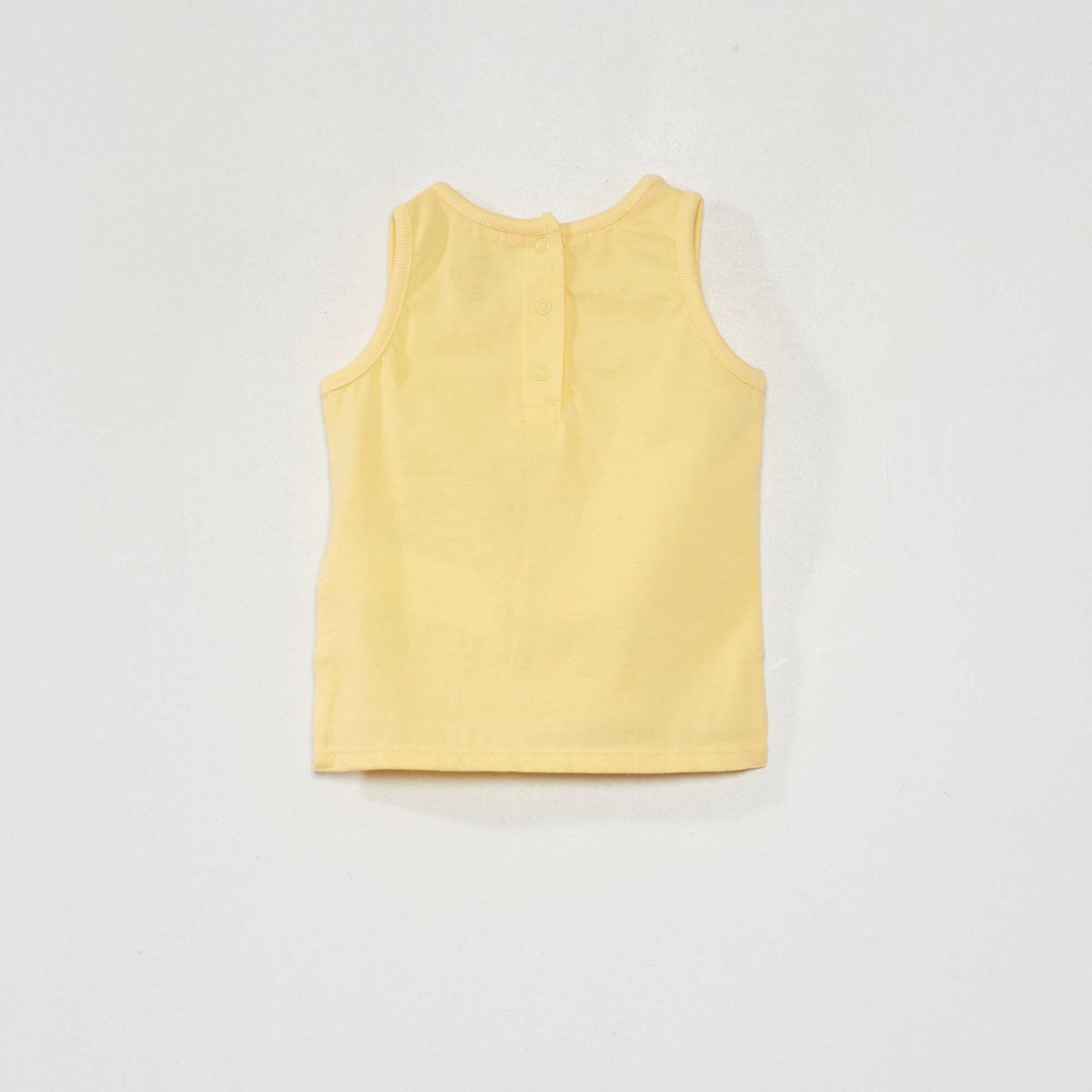 'Disney' 'Stitch' print vest top YELLOW