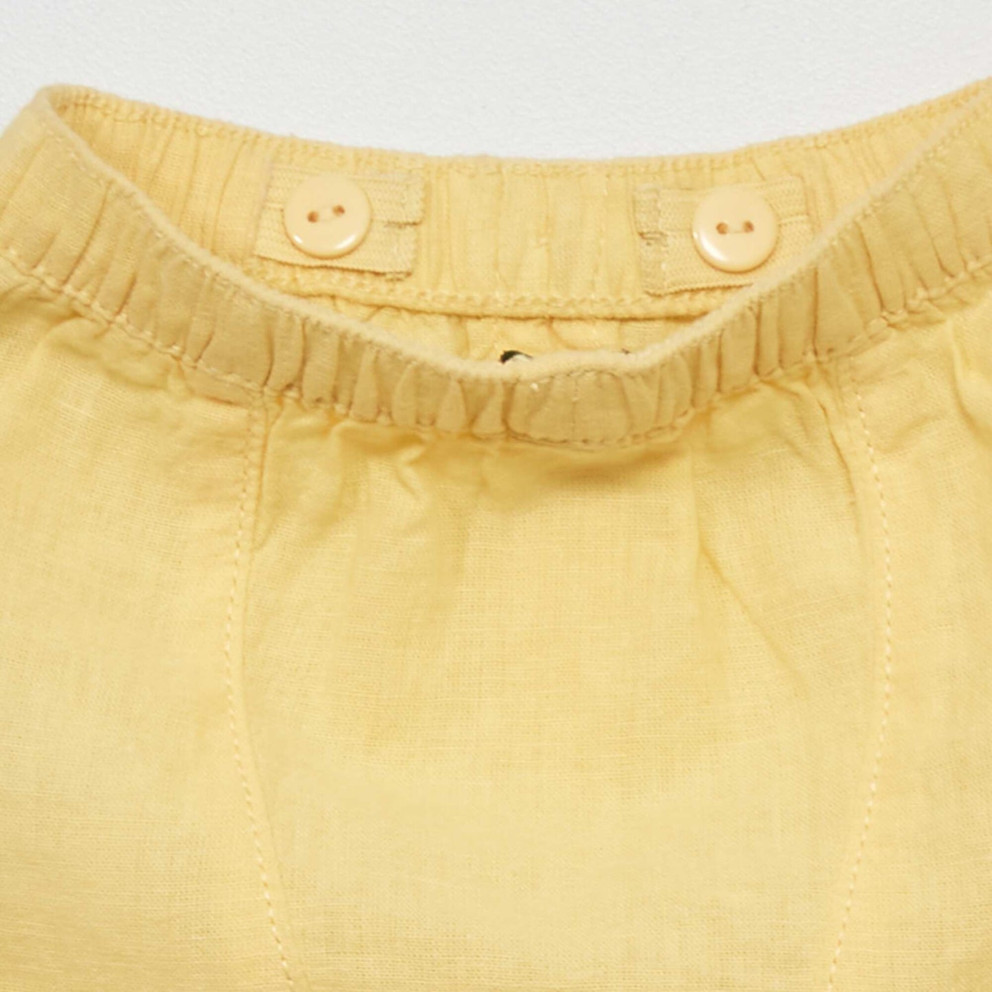 Linen shorts YELLOW