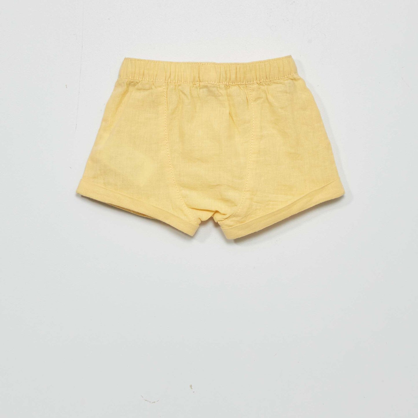 Linen shorts YELLOW