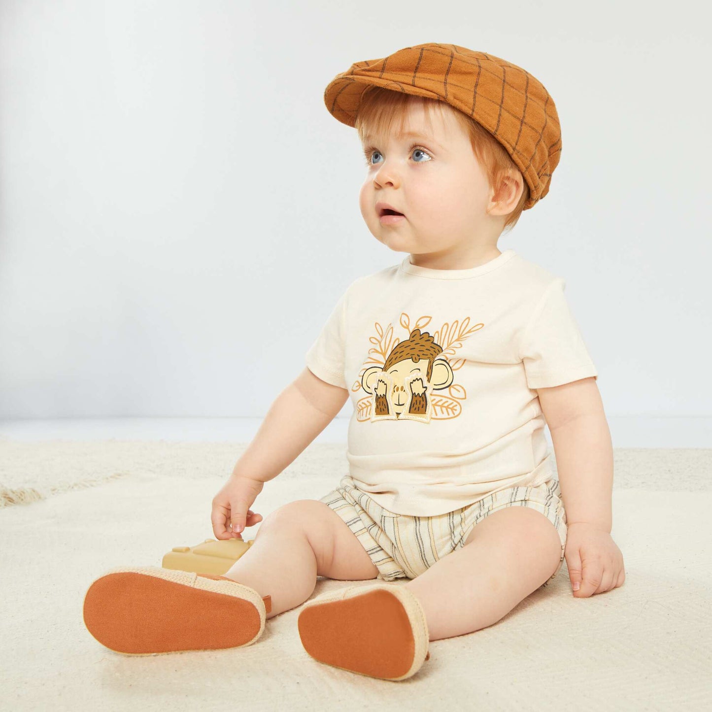 Linen shorts BEIGE