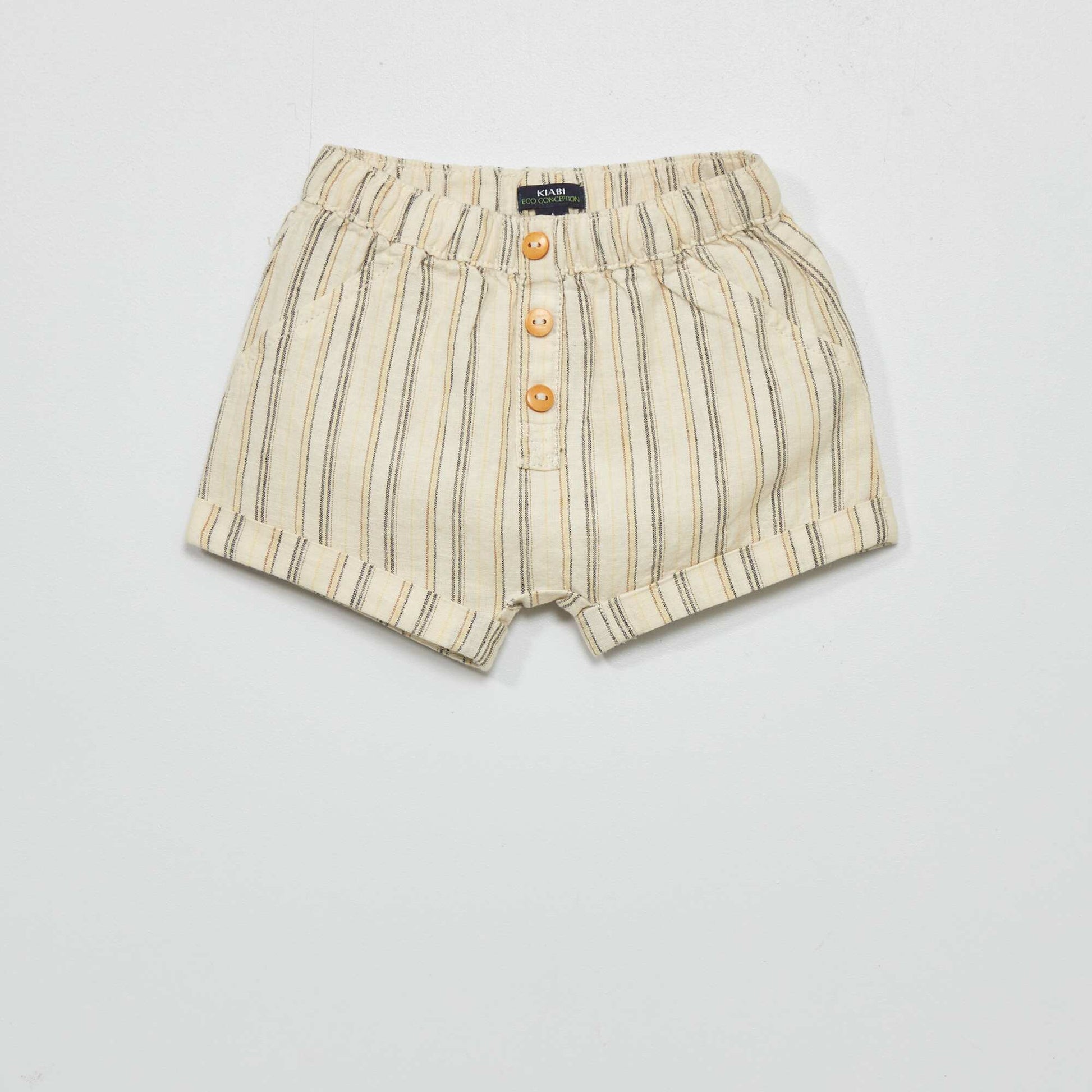 Linen shorts BEIGE