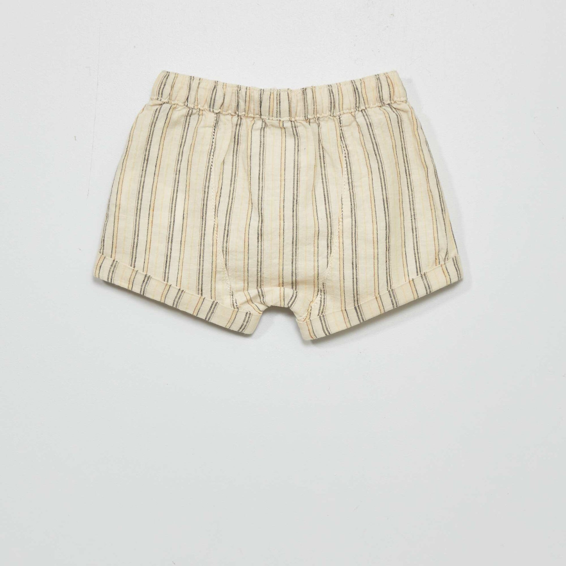 Linen shorts BEIGE