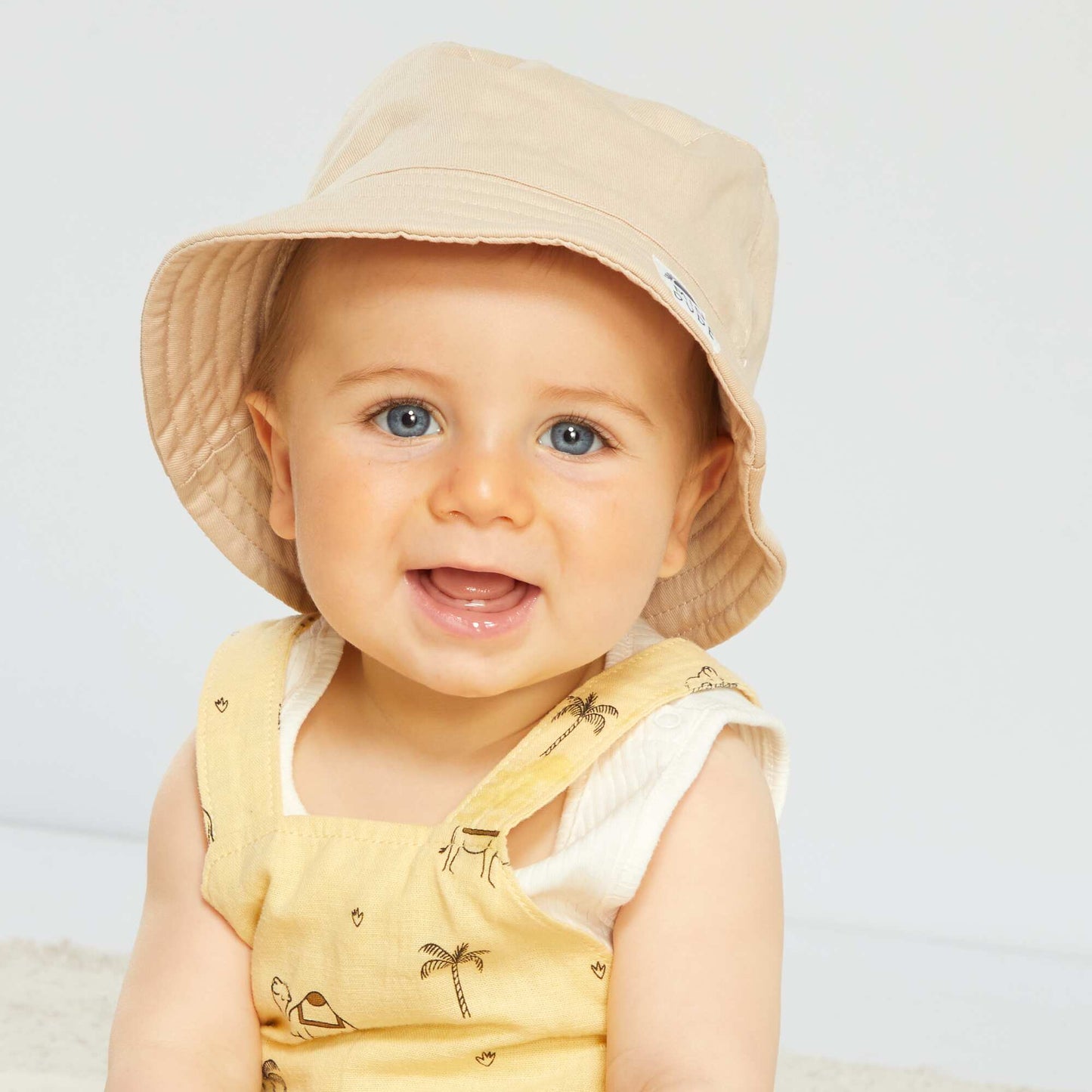 Linen dungarees YELLOW