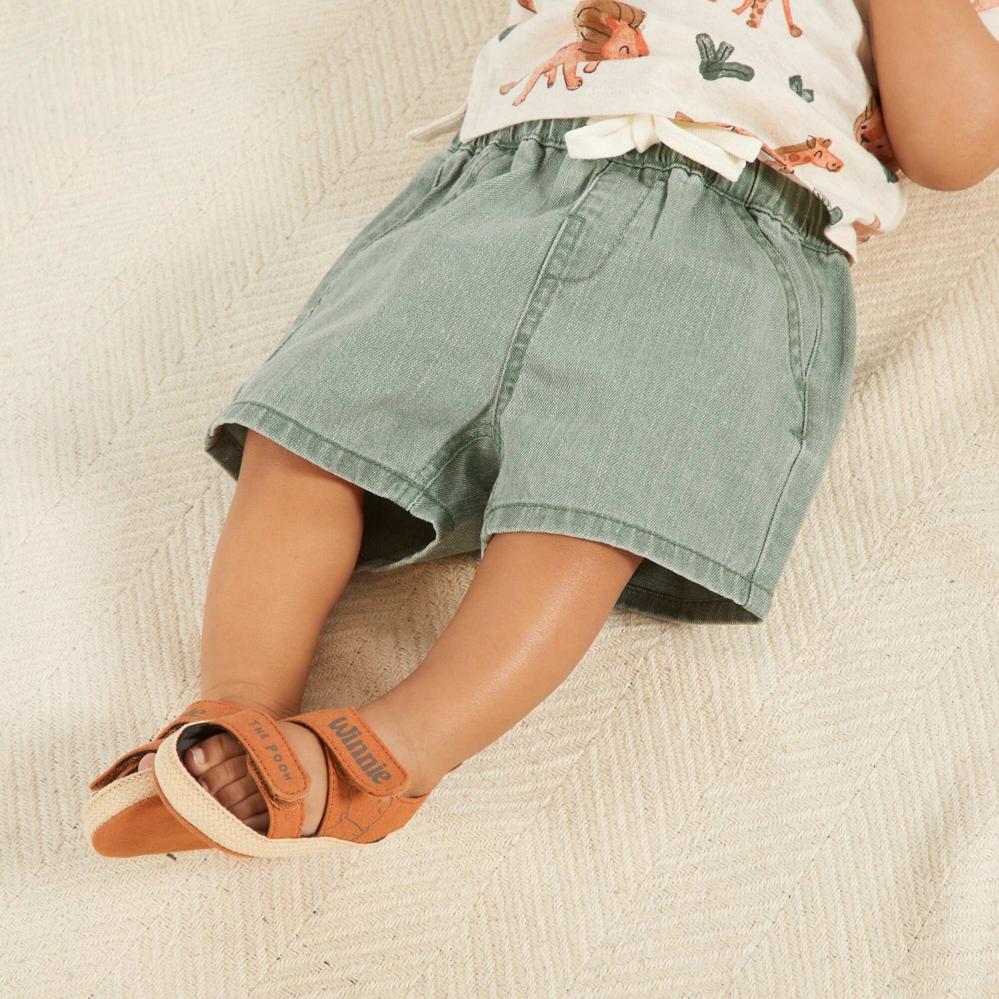 Denim Bermuda shorts GREEN