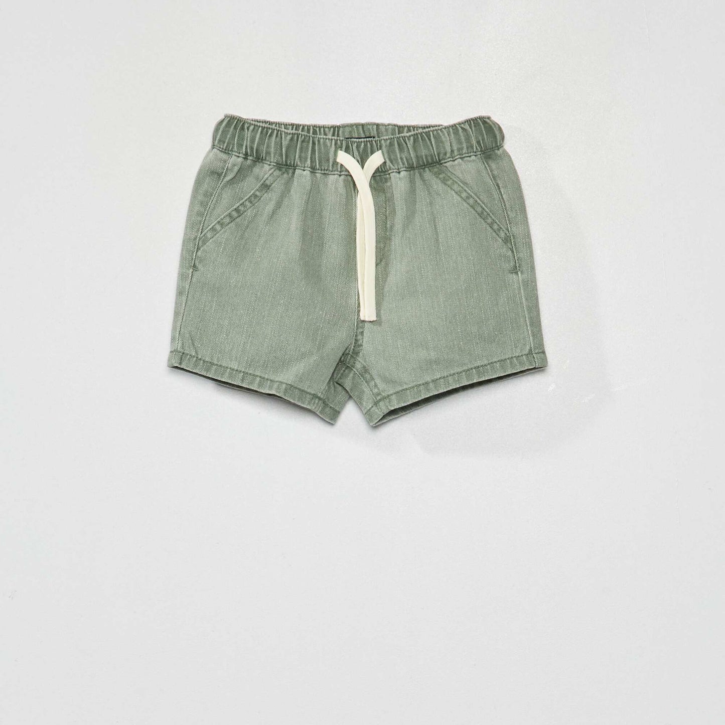 Denim Bermuda shorts GREEN