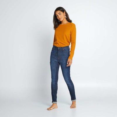 بنطلون جينز ضيق عالي الخصر - L30 RINSE1