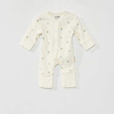 بدلة نوم مضلعة - للجنسين أبيض للجنسين