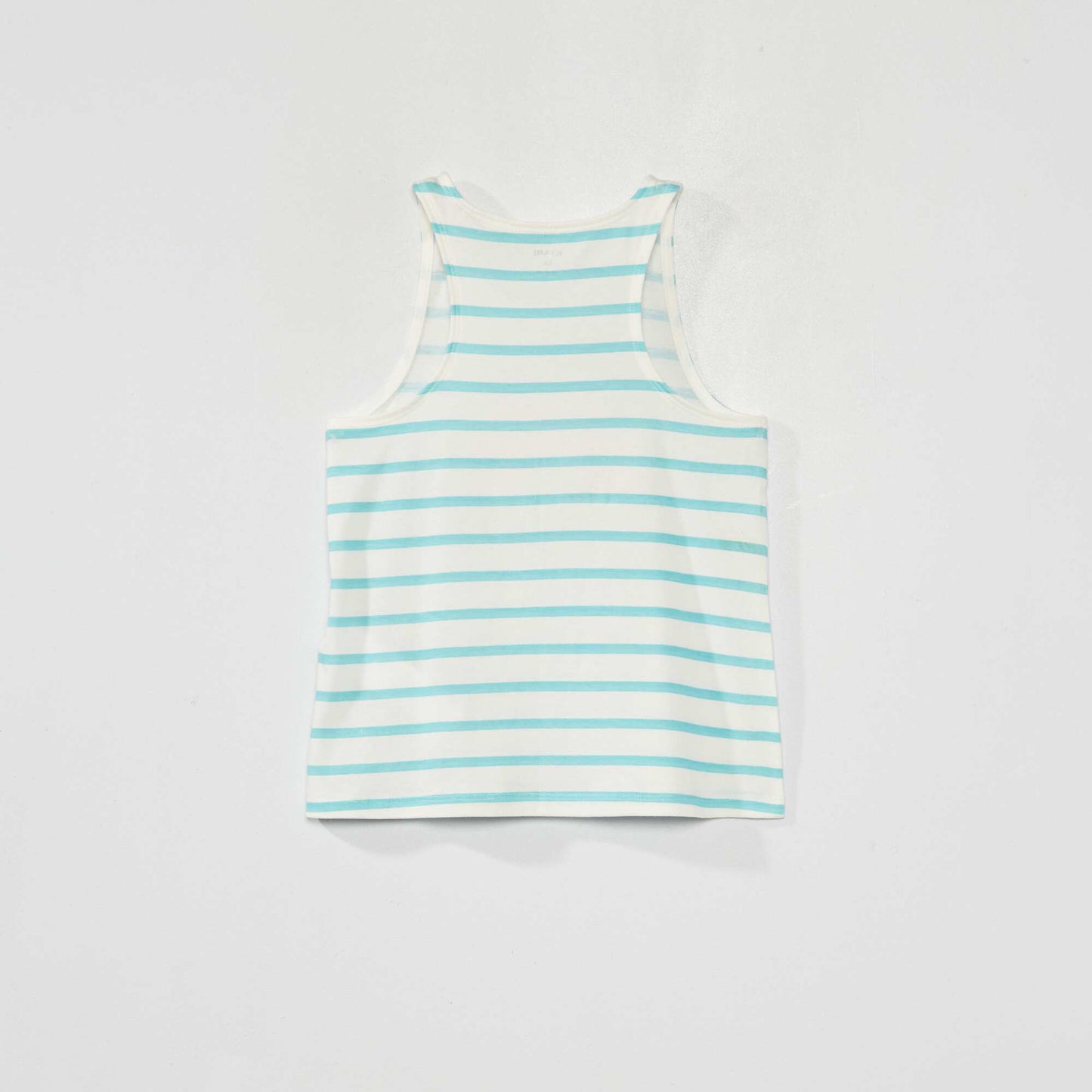 Printed vest top BLUE