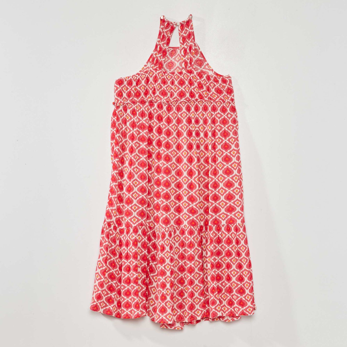 Lightweight printed dress PINK